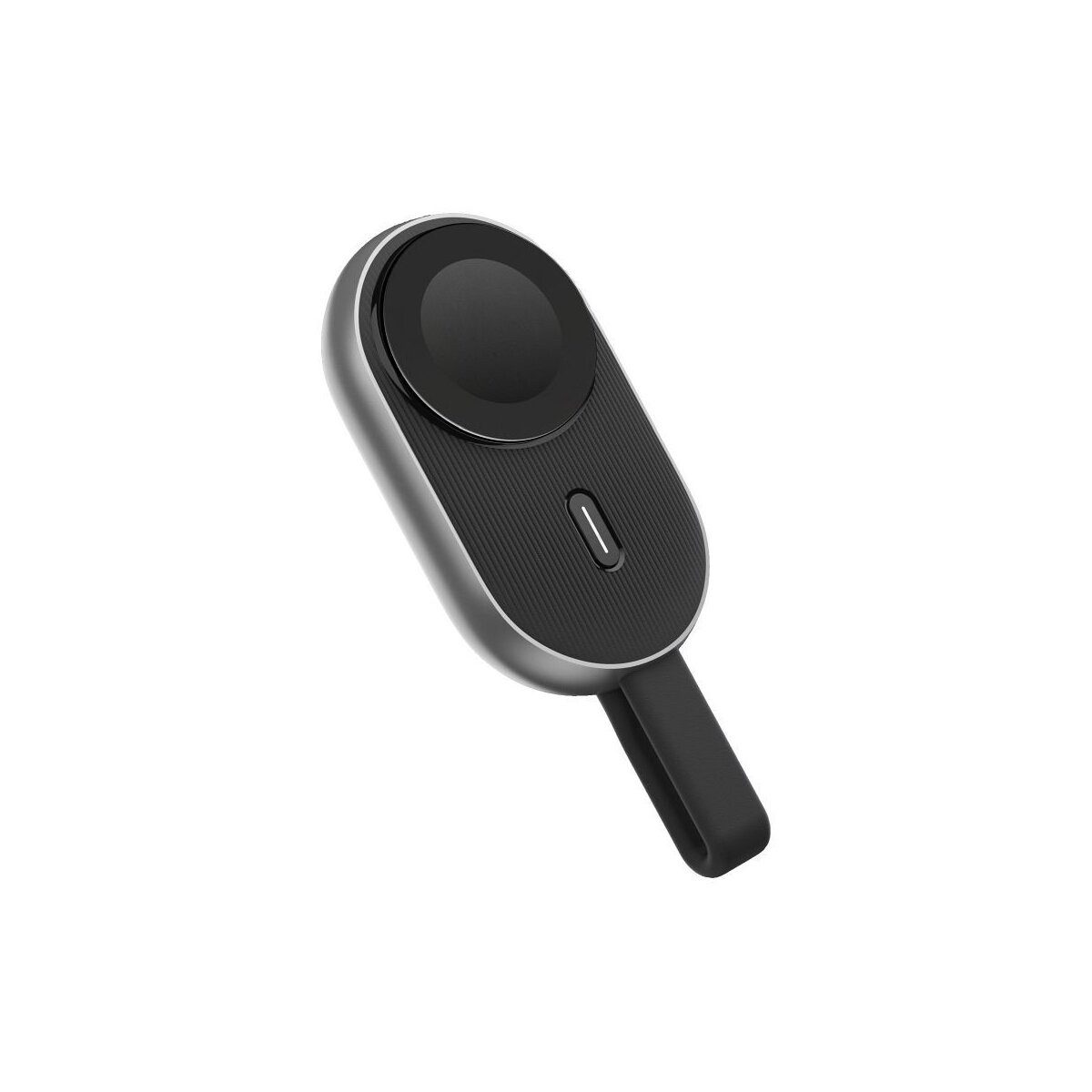 Forcell FORCELL Mini Powerbank Watch 1200mAh 2.5W 1A Schwarz Smartphone-Ladegerät