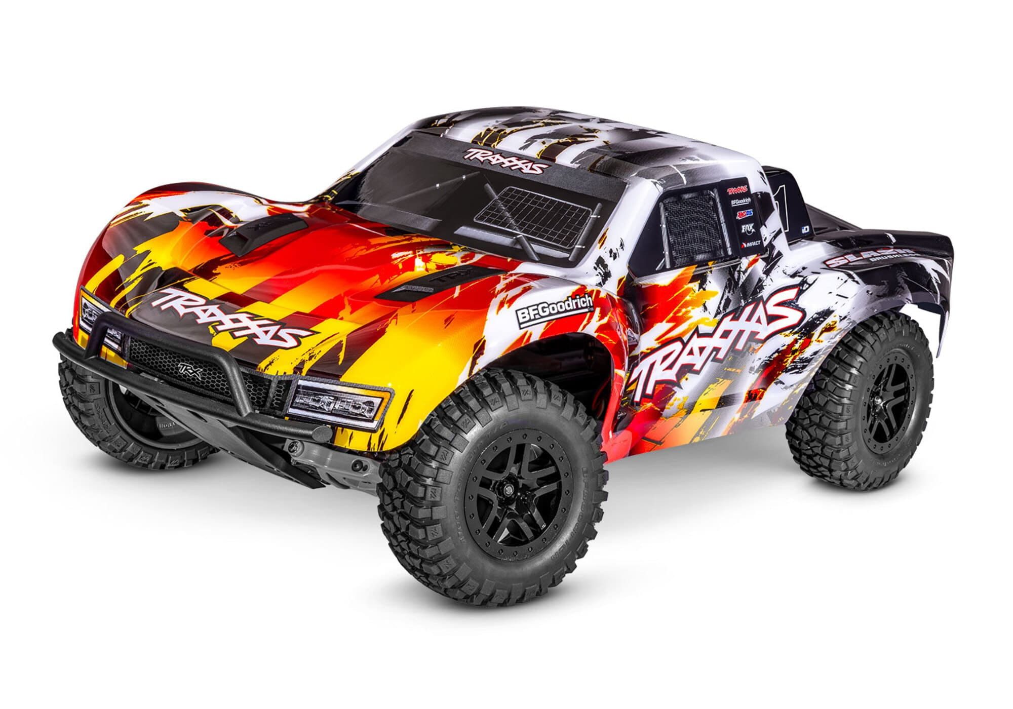 Traxxas RC-Buggy TRAXXAS Slash 1/10 2WD Short-Course Rot RTR VX3 Brushless HD