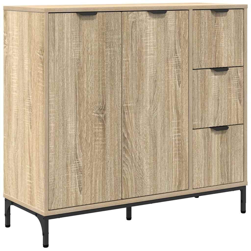 vidaXL Sideboard Sideboard Sonoma Eiche 89,5 günstig online kaufen