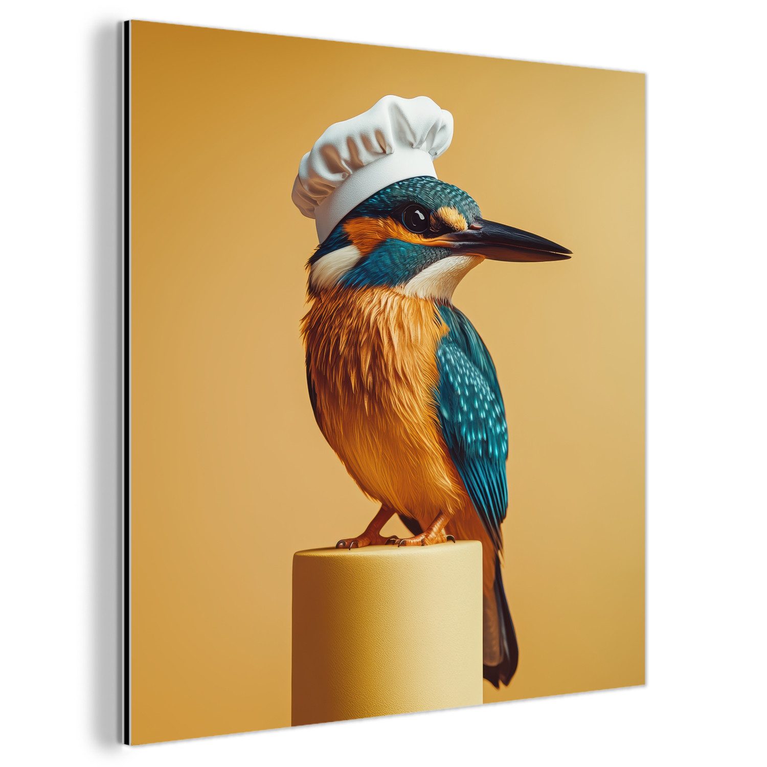 MuchoWow Metallbild Eisvogel - Säule - günstig online kaufen