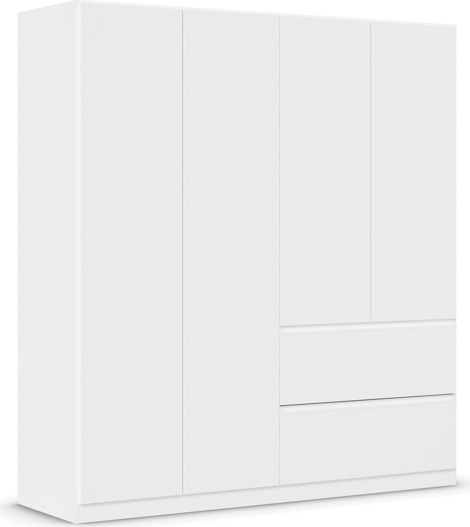 rauch Drehtürenschrank Kleiderschrank Schrank Garderobe COSTA in den Breiten 91/136/181 cm (in 3 Ausstattungen BASIC/CLASSIC/PREMIUM) viel Platz, grifflose Front und Push-to-Open Funktion MADE IN GERMANY