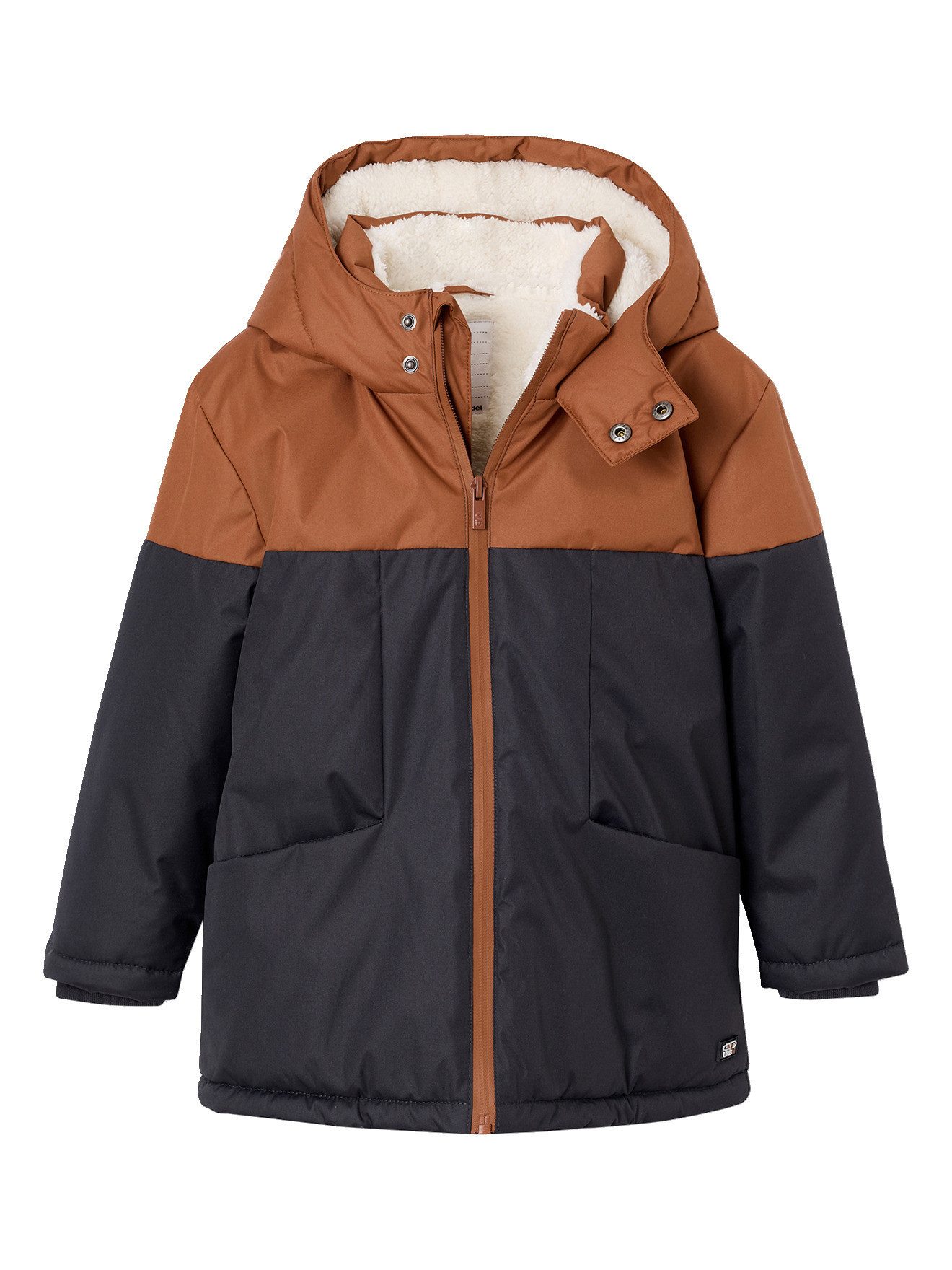 vertbaudet Parka Jungen Funktionsjacke mit Recycling-Polyester