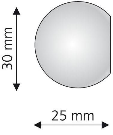 Gardinenstangen-Endstück »Ball«, Liedeco, Gardinen, (Set, 2-St), für Gardinenstangen Ø 16 mm-HomeTrends