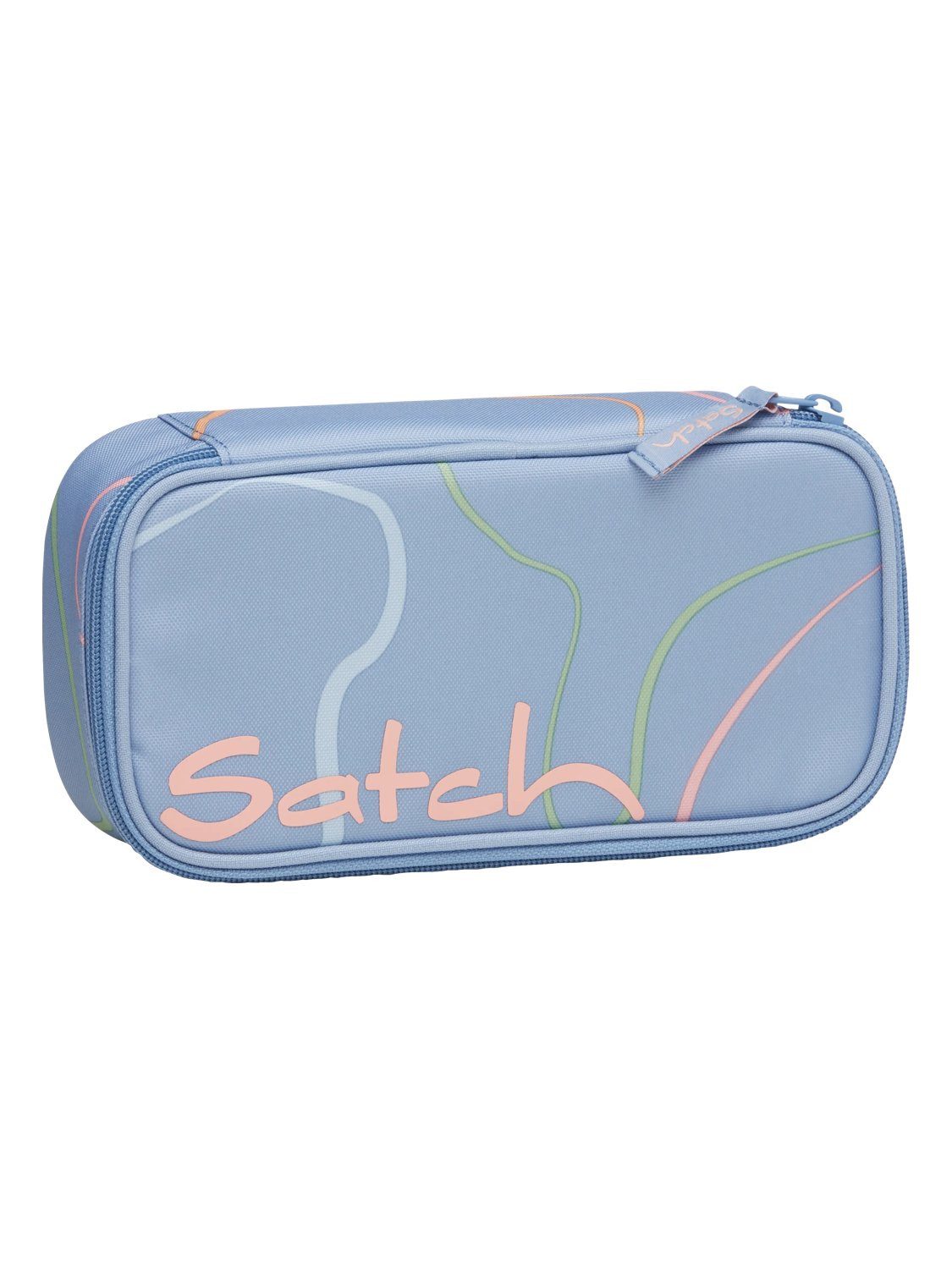 Satch Federmäppchen Schlamperbox, (2-tlg), inklusive Geodreieck und Stundenplan