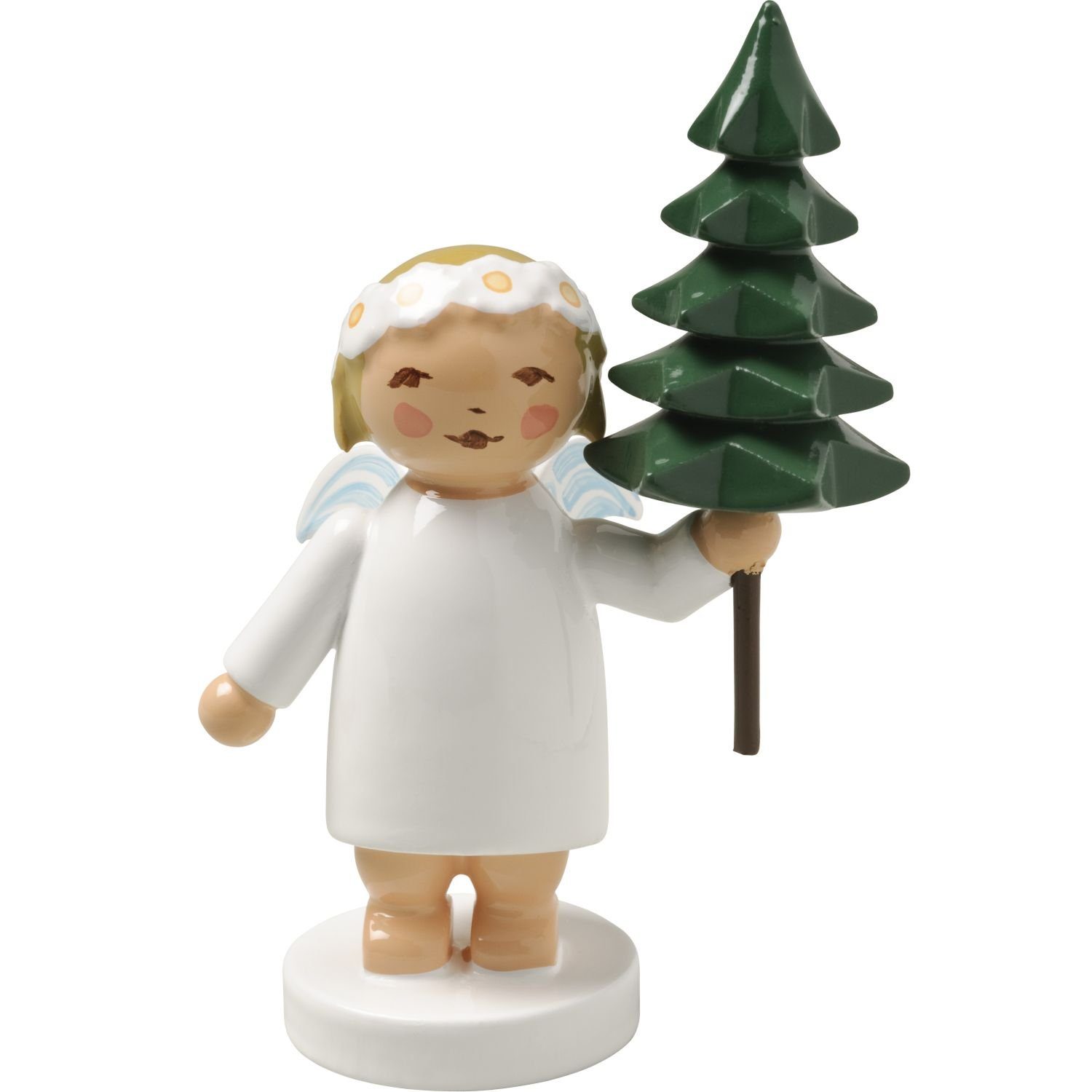 Wendt & Kühn Weihnachtsfigur Margeritenengel mit Tannenbaum 634/30/4 günstig online kaufen