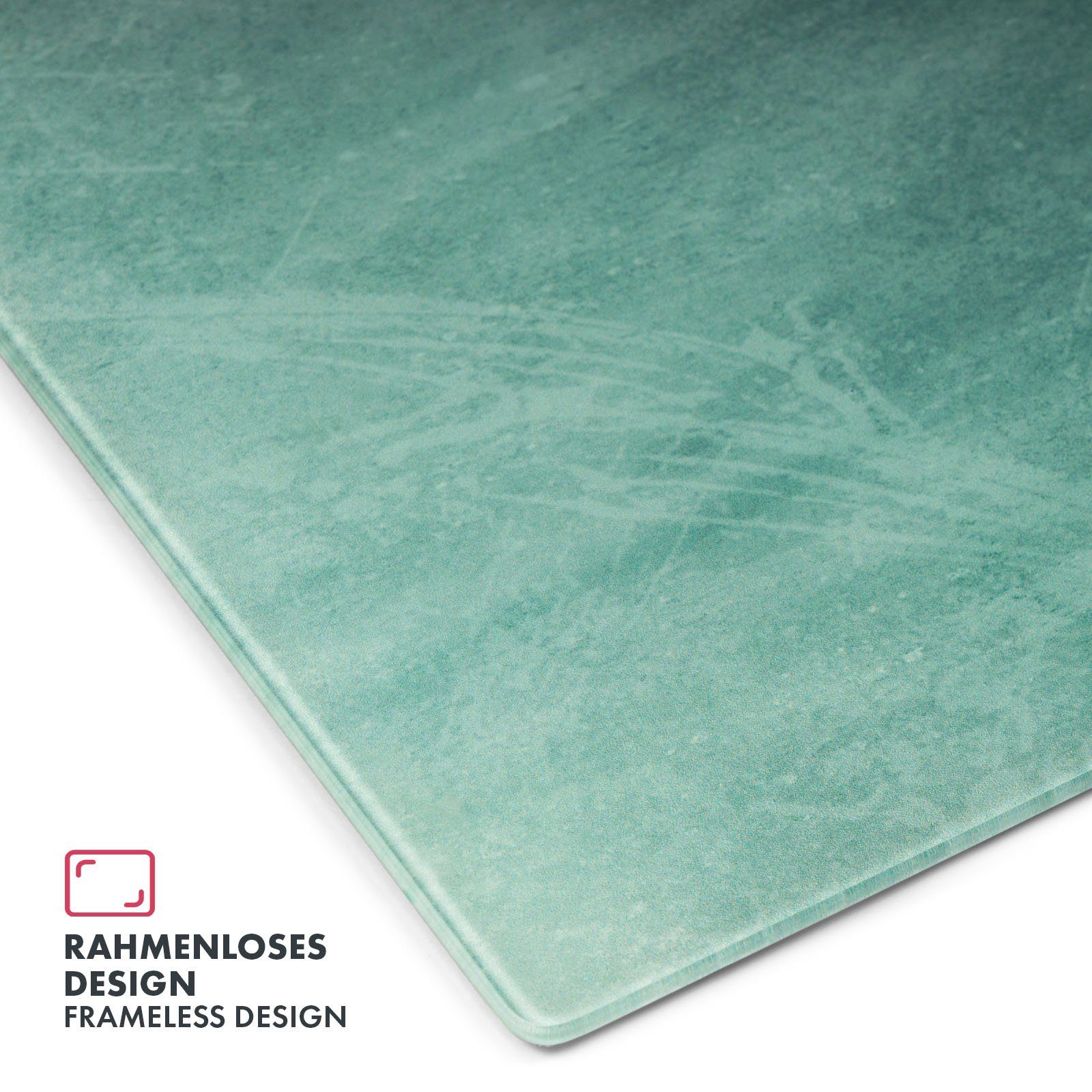 Karat Memoboard Design-Glas-Memoboard, Inkl. Magnete Grün Verschiedene Montagematerial, & Größen - & Farben Brush