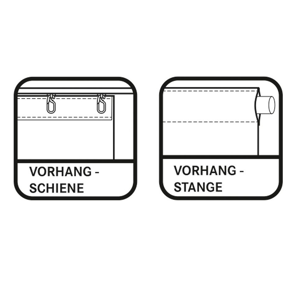 Gardine Fertig Vorhang 140x245cm h.transparent Naturweiss Wellenband &  Stangendurchzug Schal, Asphald, (1 St)