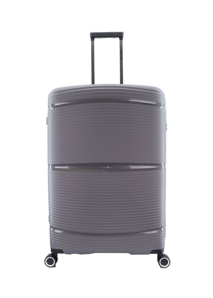 Saxoline® Koffer, mit praktischem TSA-Zahlenschloss, Innen-Vollfutter,  Packbänder und U-förmige Packwand