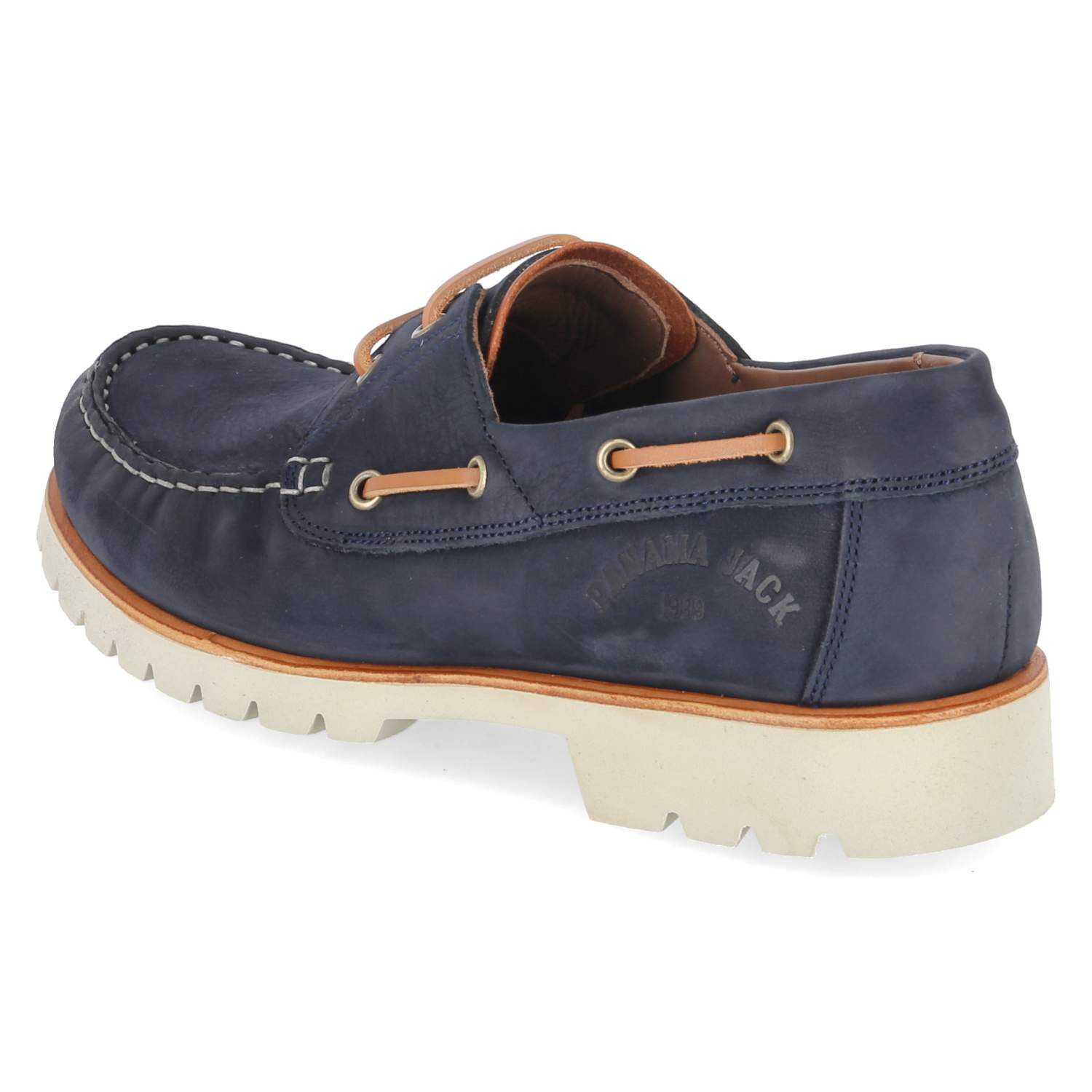 Panama Jack Panama Jack Boat C12 Herren Rauleder blau Schnürschuh