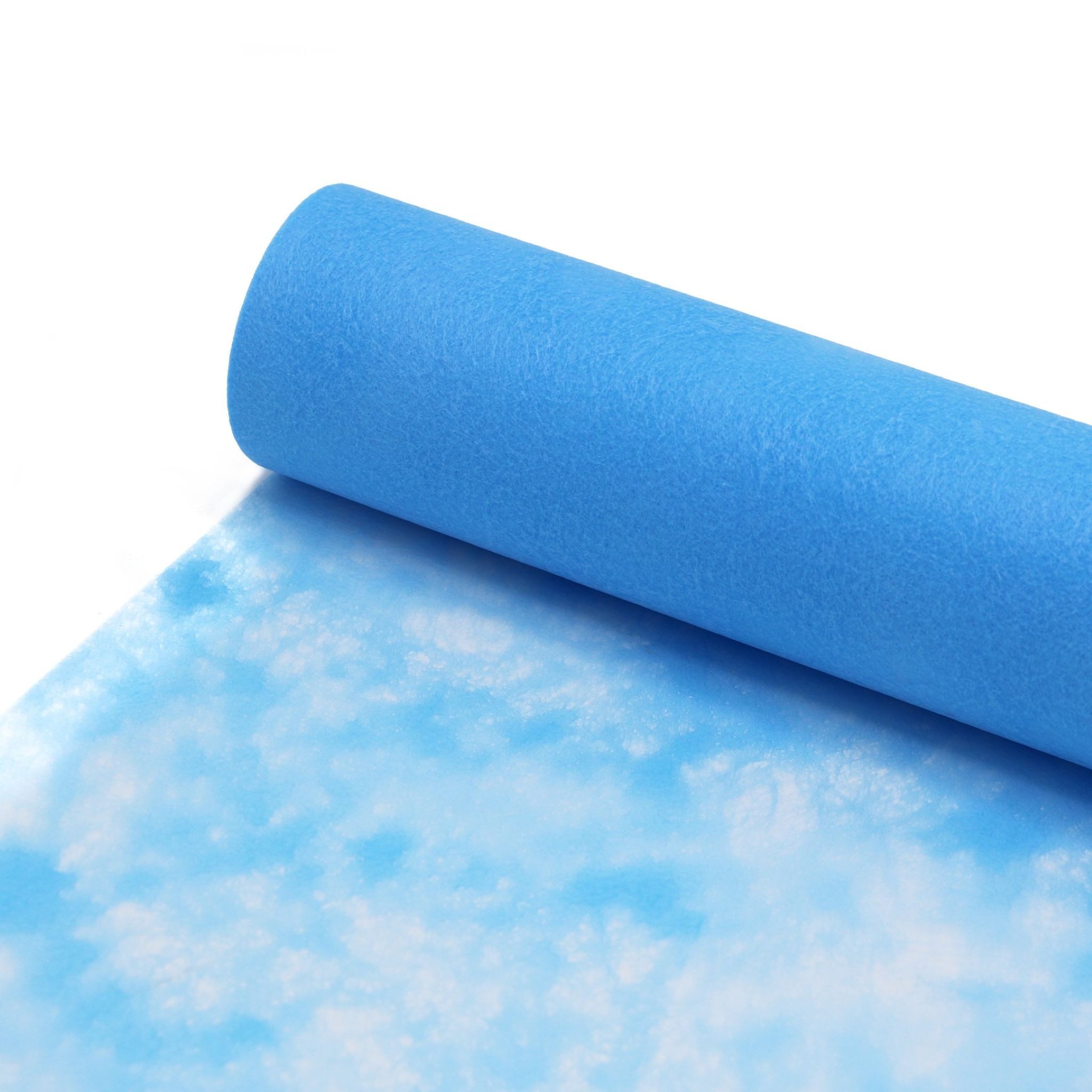 Deko AS Tischläufer Sizocloud® Tischläufer hellblau 30cm 25 m (1-tlg, 1 Rolle Tischläufer), Strapazierfähig