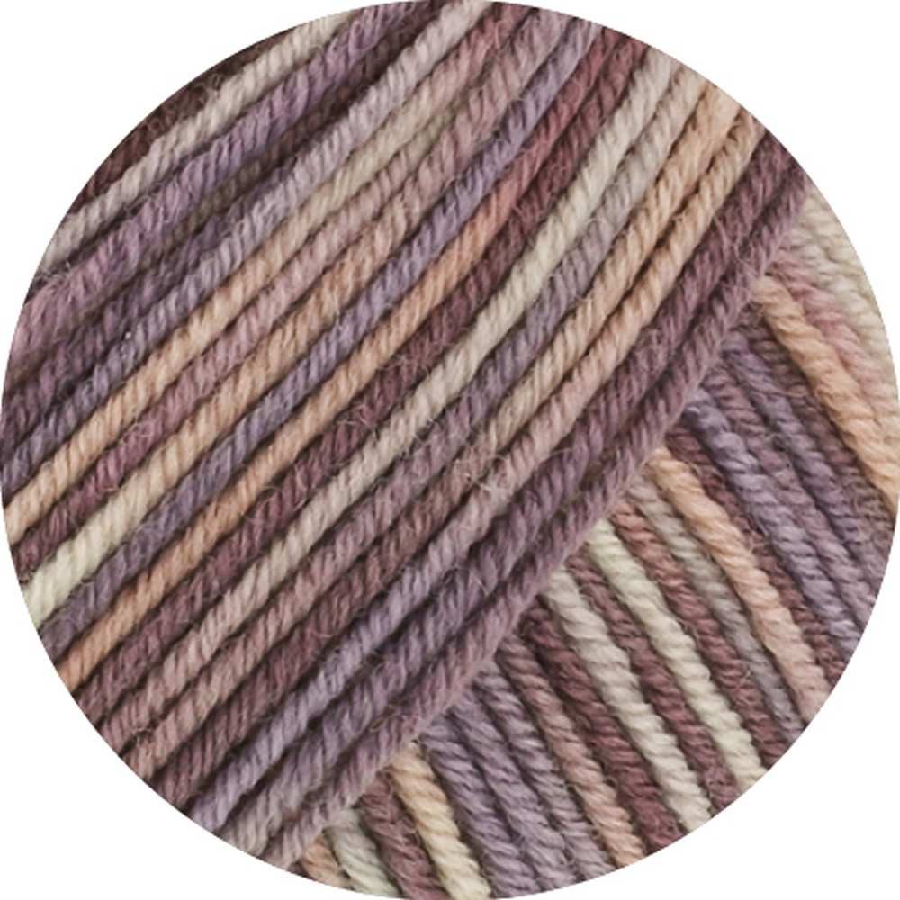 LANA GROSSA COOL WOOL PRINT Häkelwolle, 160 m (50 Gramm), extrafeine Merinowolle