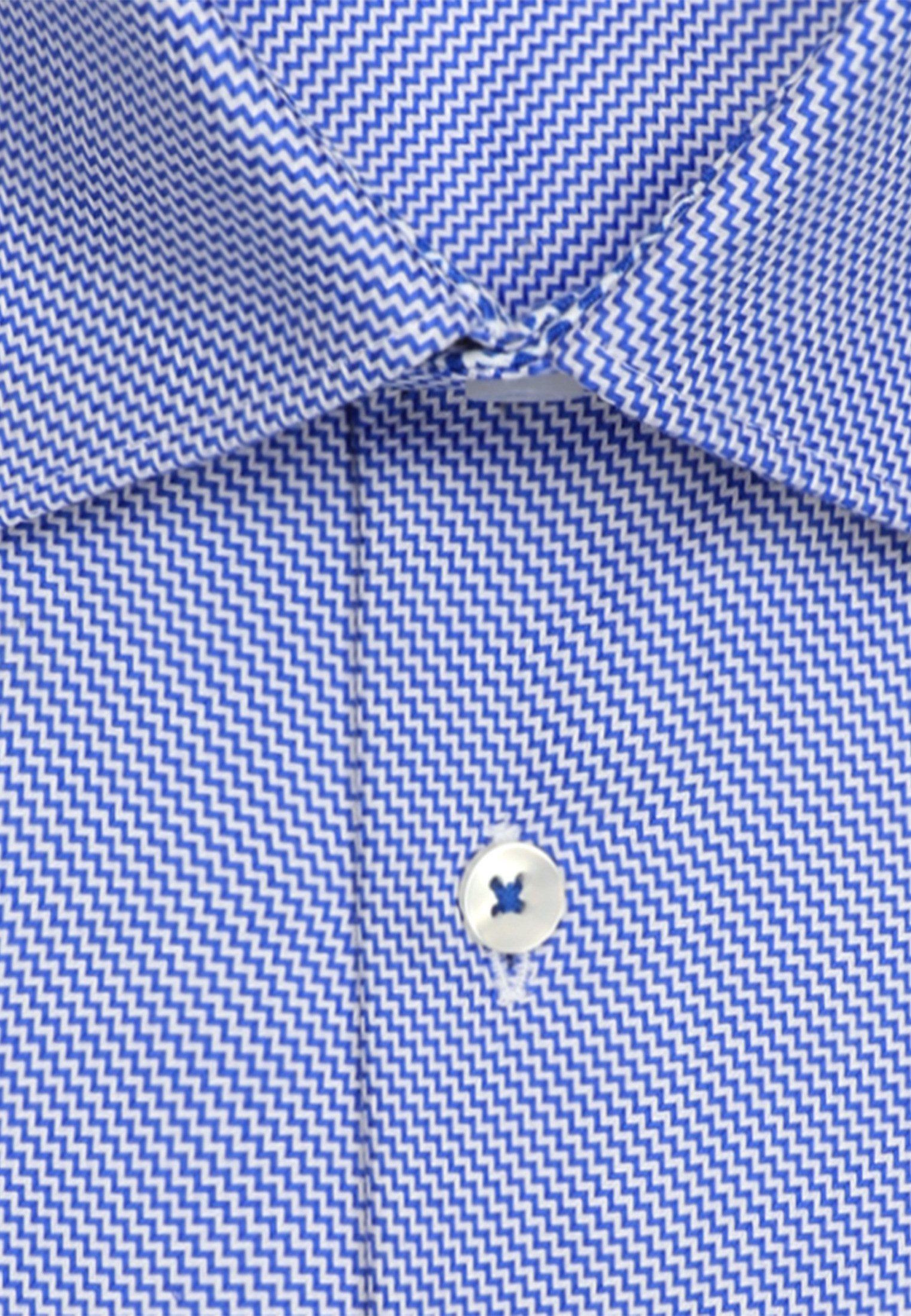 seidensticker Businesshemd Schwarze Rose X-Slim 1/1 Covered-Button-Down-Kragen Struktur