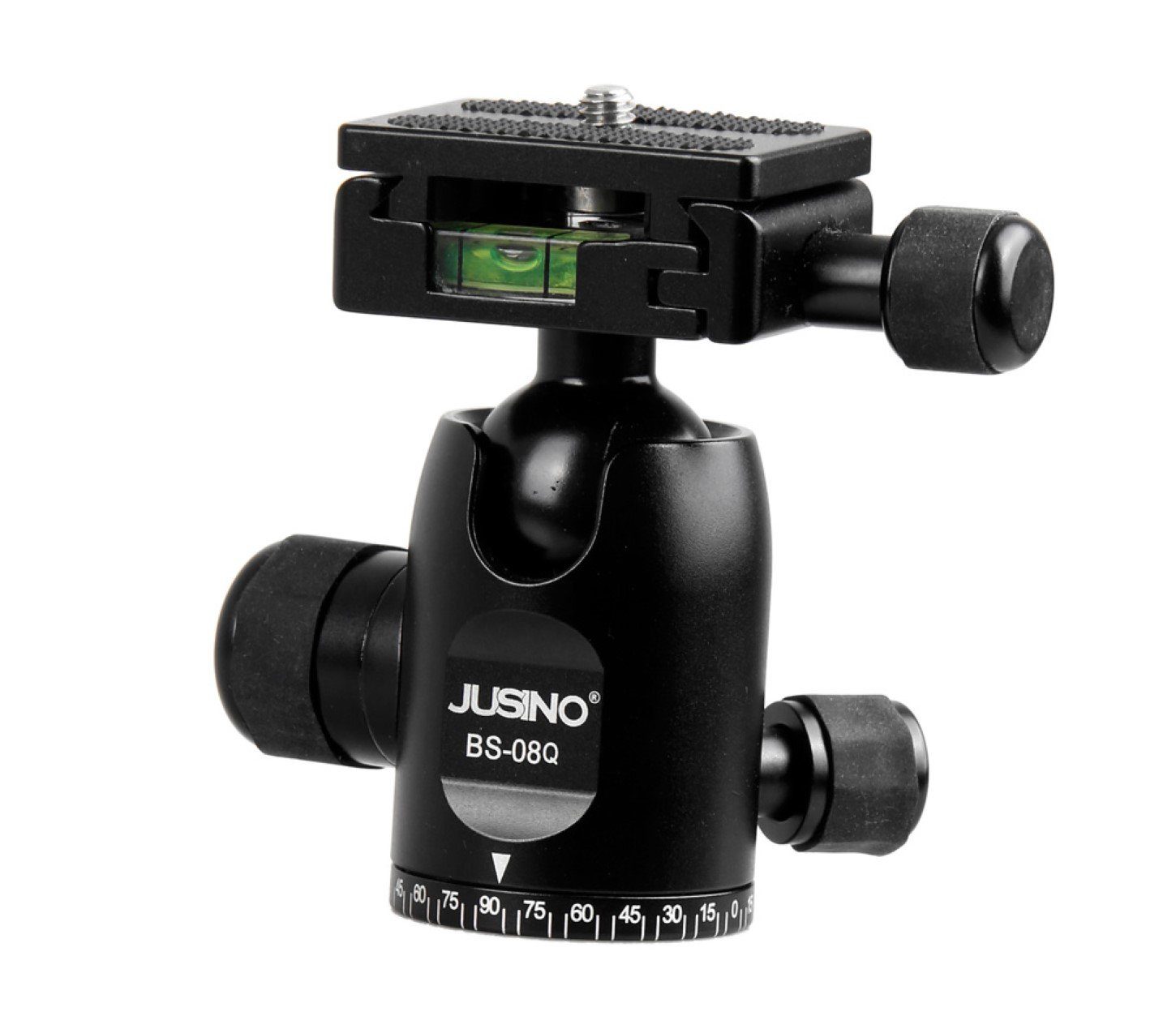 JUSINO Kugelkopf JUSINO BS-08Q Aluminium Kugelkopf Stativkopf schwarz