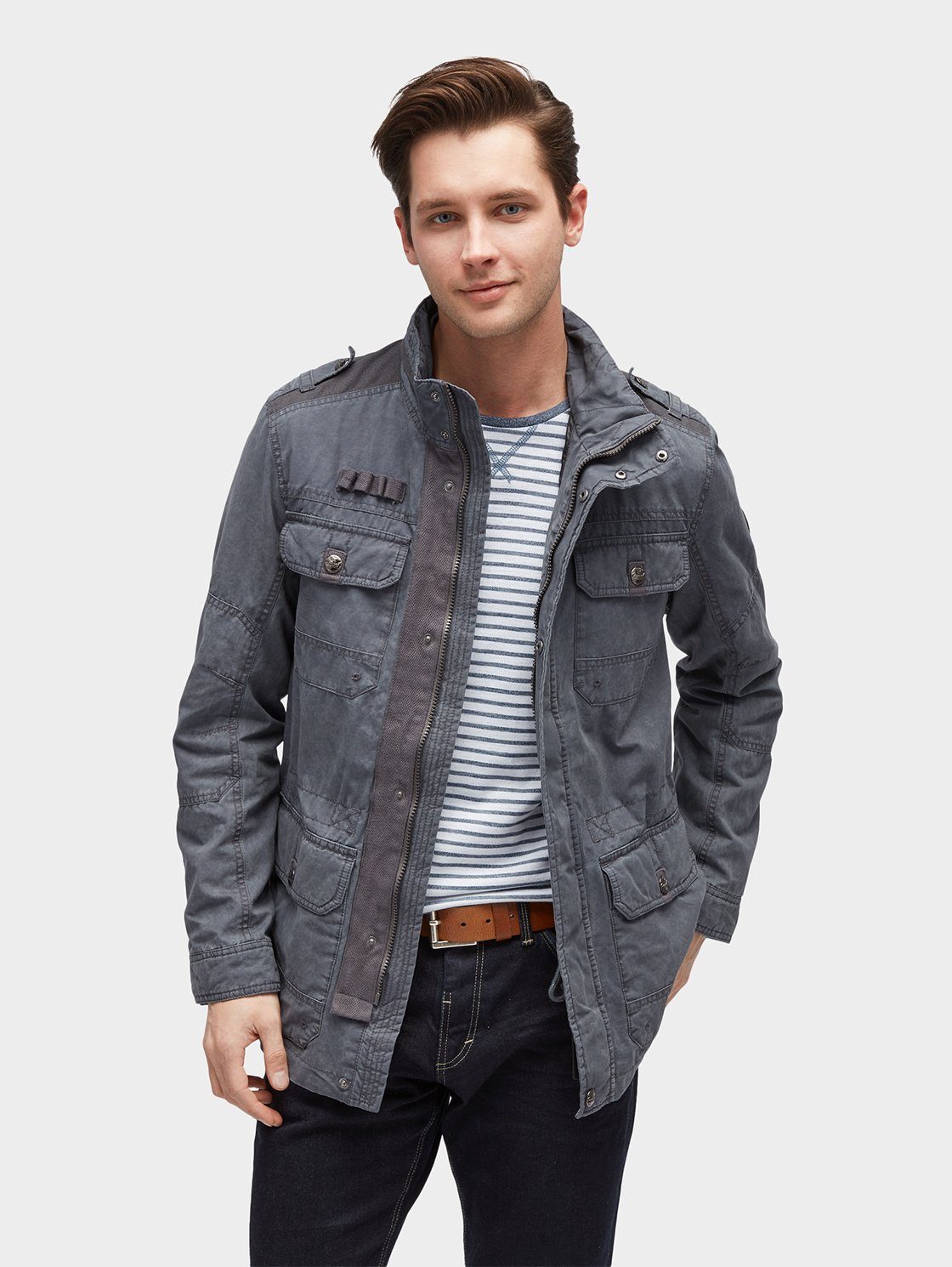 TOM TAILOR Fieldjacket »Jacke mit aufgesetzten Taschen« online kaufen