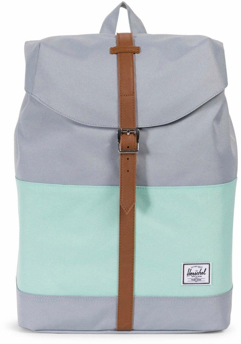 Herschel Rucksack mit Laptopfach, »Post, Quarry/Yucca/Tan Synthetic