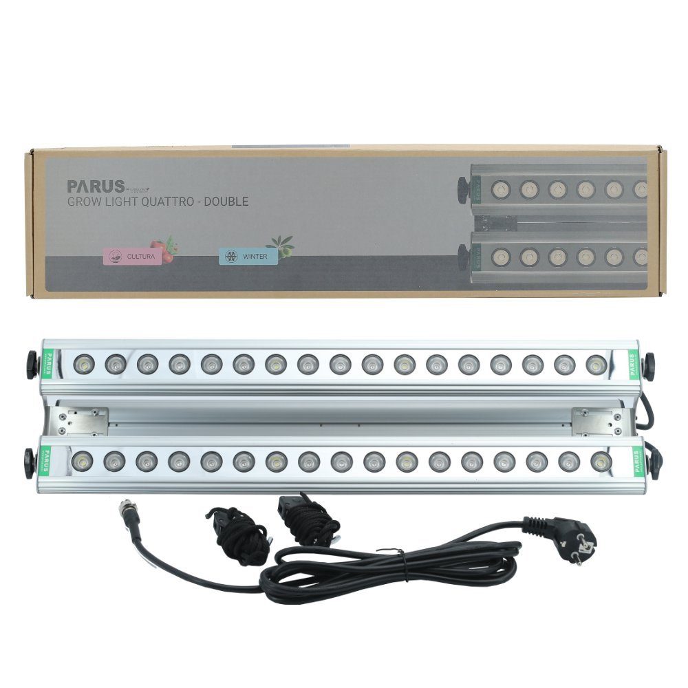 PARUS Pflanzenlampe Cultur, Winter, LED integriert, GrowLight Quattro - Parus by Venso LED Pflanzenlampe 60W, Anzuchtlampe