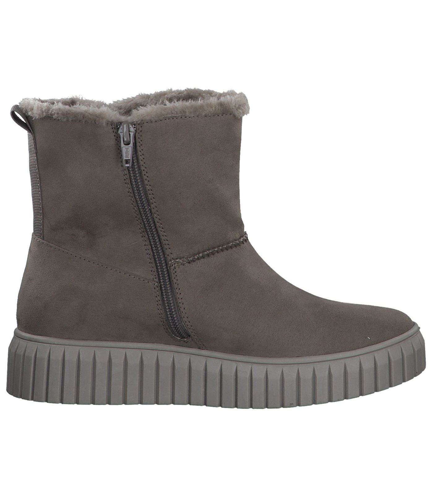 Textil Taupe Stiefelette s.Oliver Stiefelette