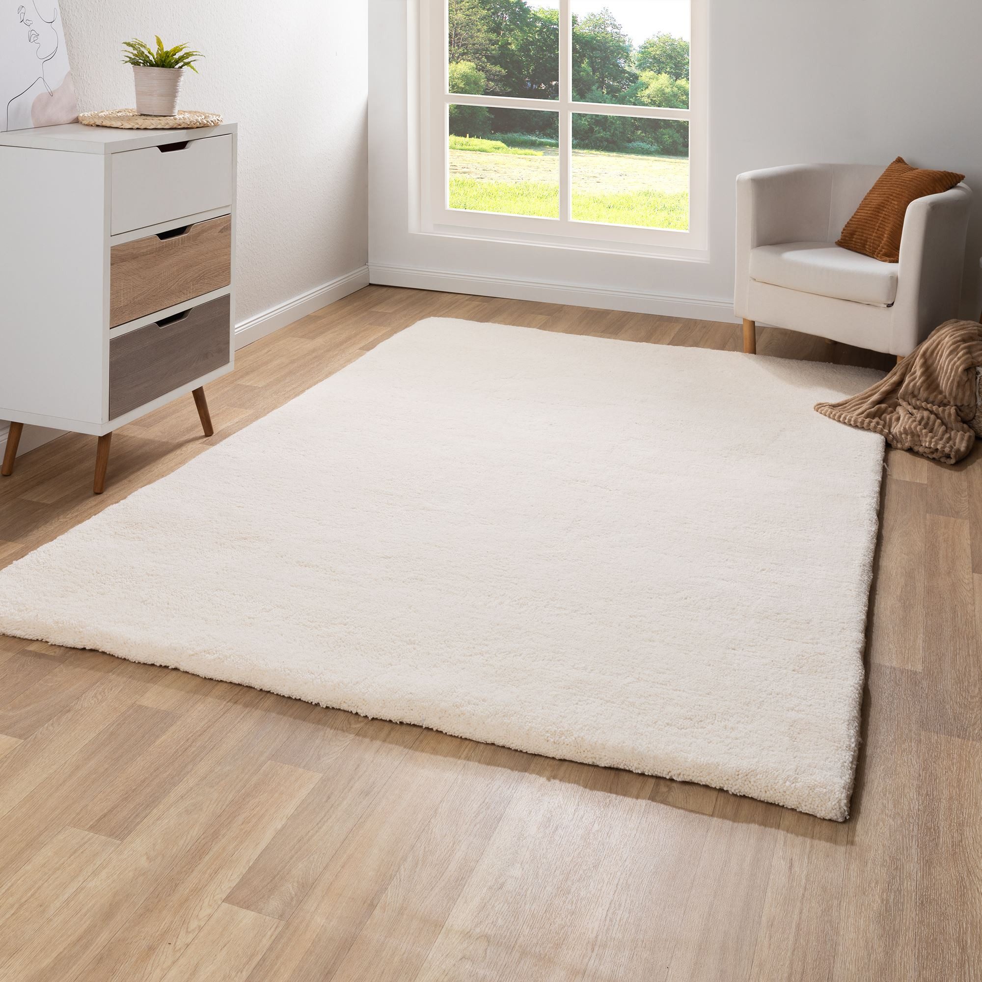 Steffensmeier Wollteppich Fes, Rechteckig, Berber Teppich aus Marokko, handgeknüpft