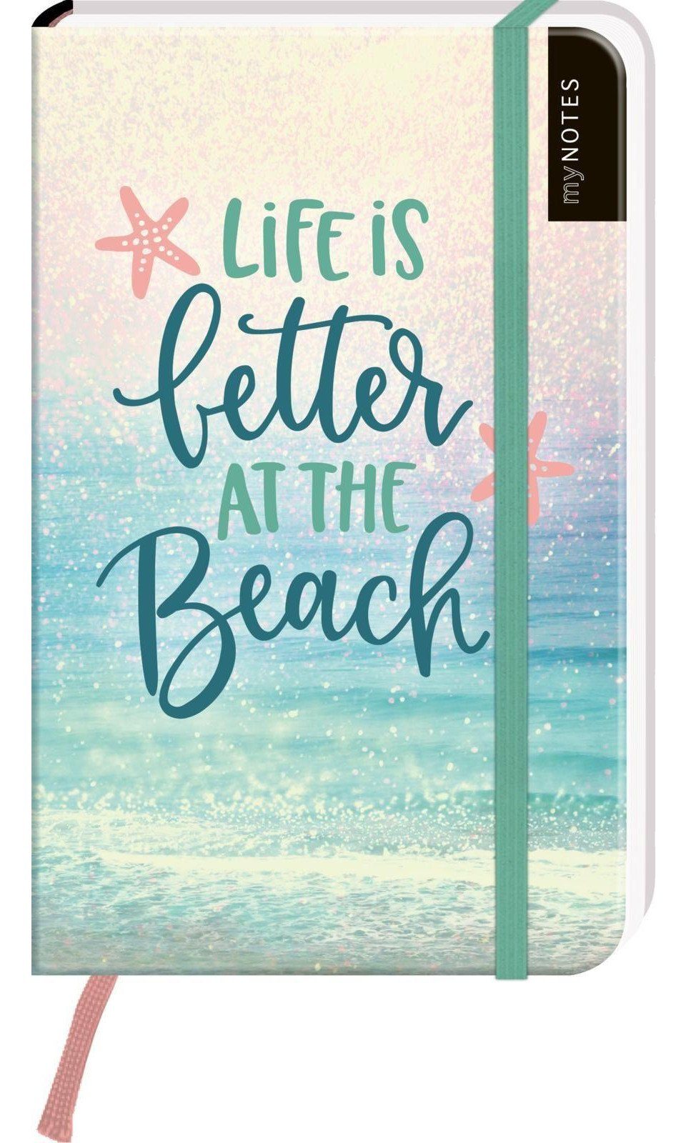Ars Edition Notizbuch myNOTES Notizbuch A6: Life is better at the beach