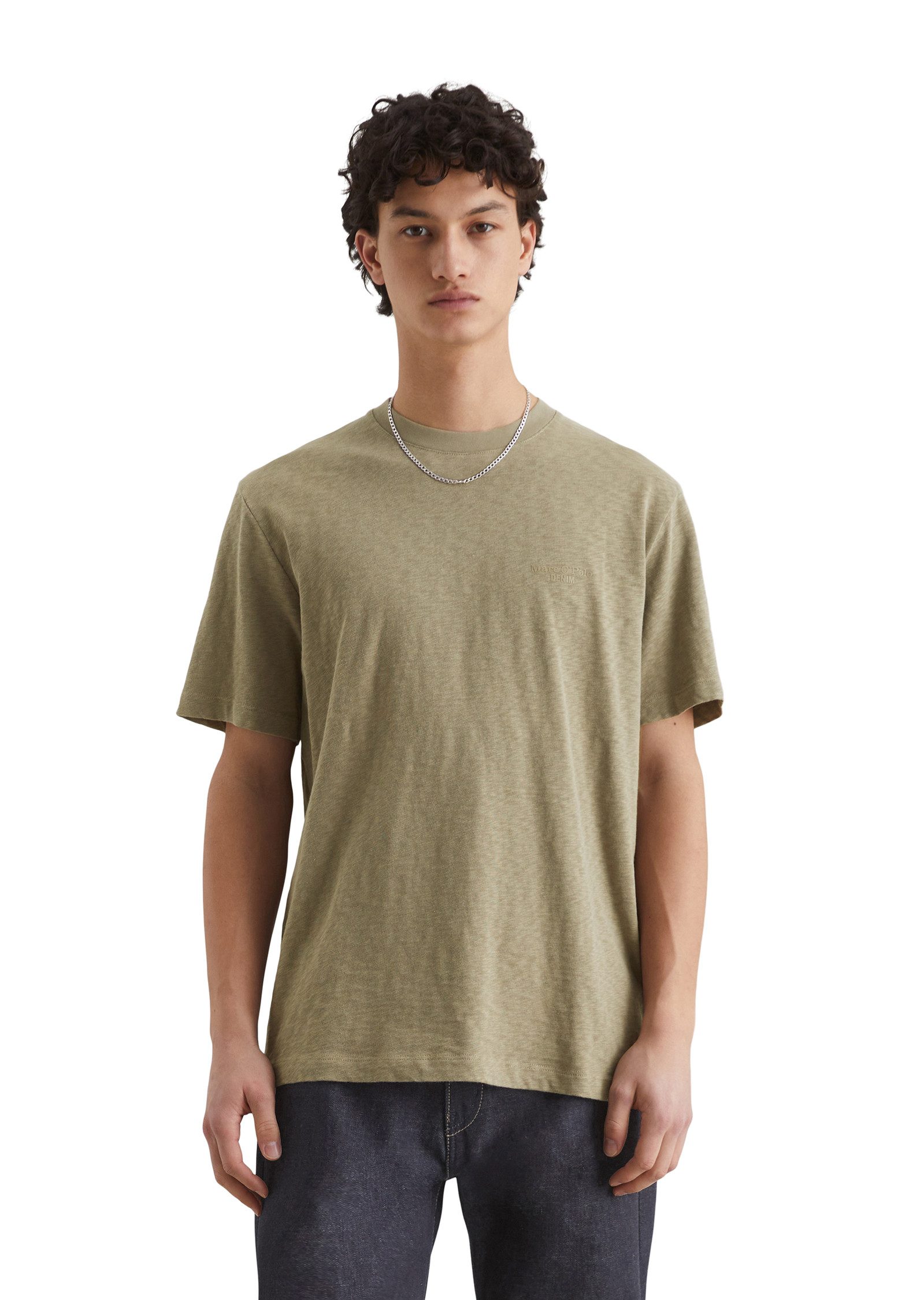 Marc O'Polo DENIM T-Shirt mit leicht günstig online kaufen