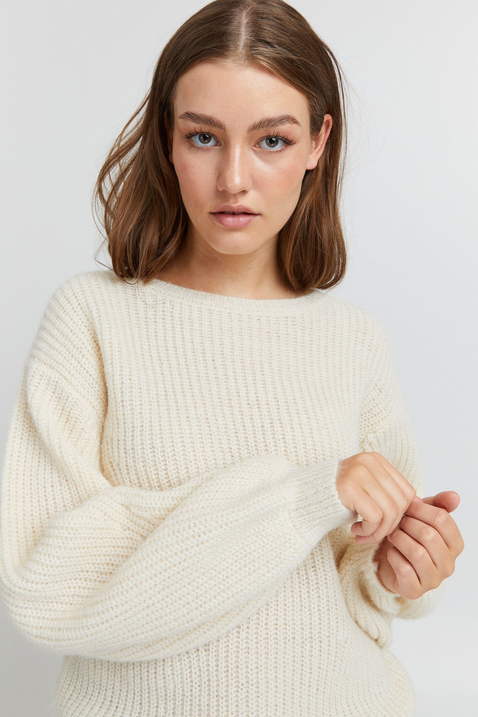 Pulz Jeans Rundhalspullover IRIS (1-tlg) Plain/ohne Details