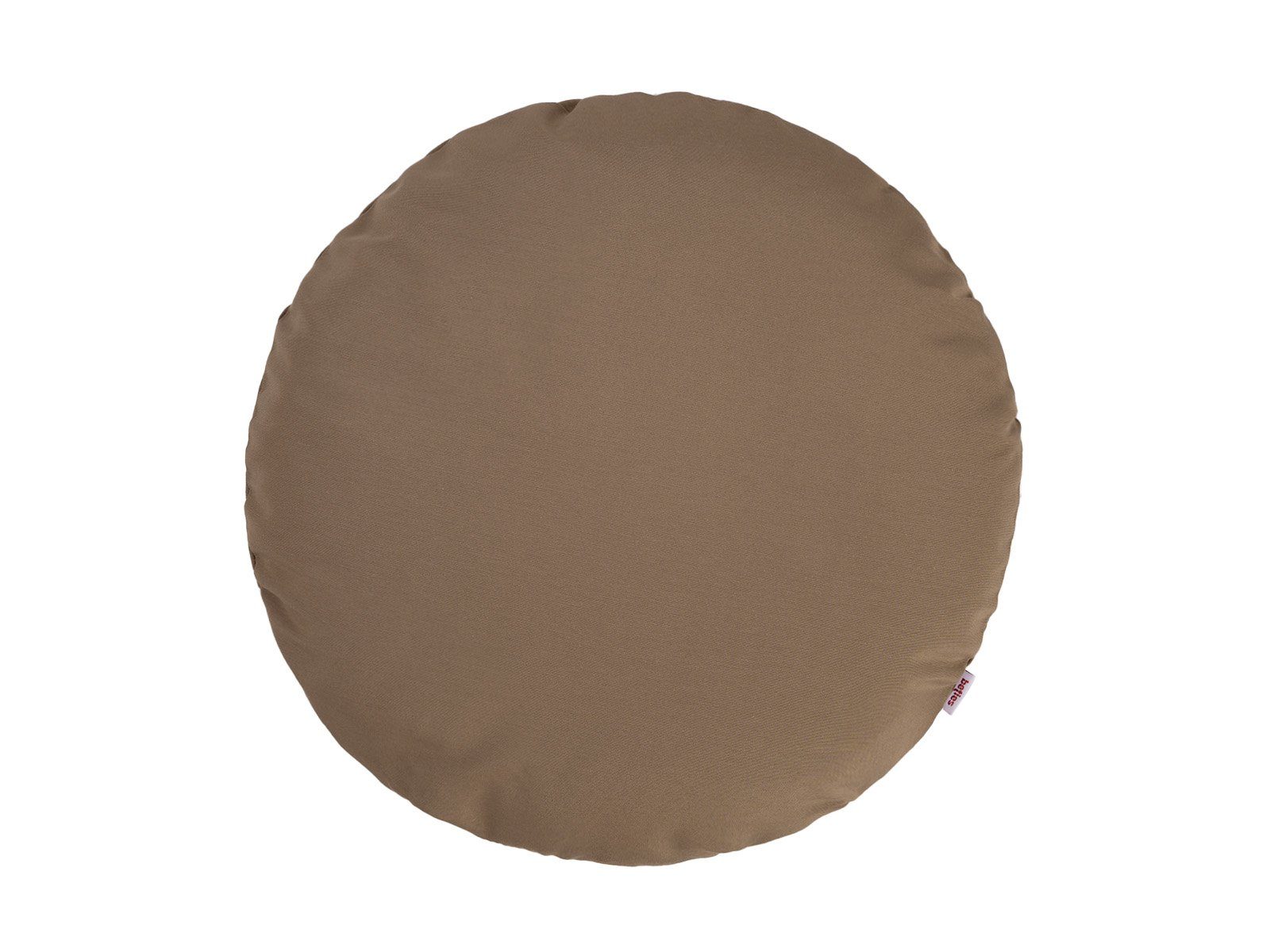 beties Kissenhülle Wunschton, (1 Stück), runder Kissenbezug 40 cm deep-taupe