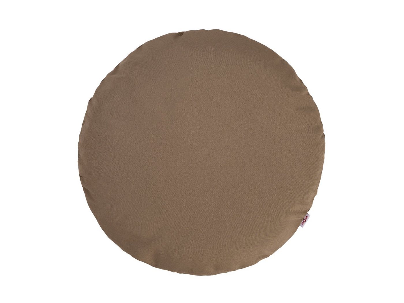 beties Kissenhülle Wunschton, (1 Stück), runder Kissenbezug 40 cm deep-taupe