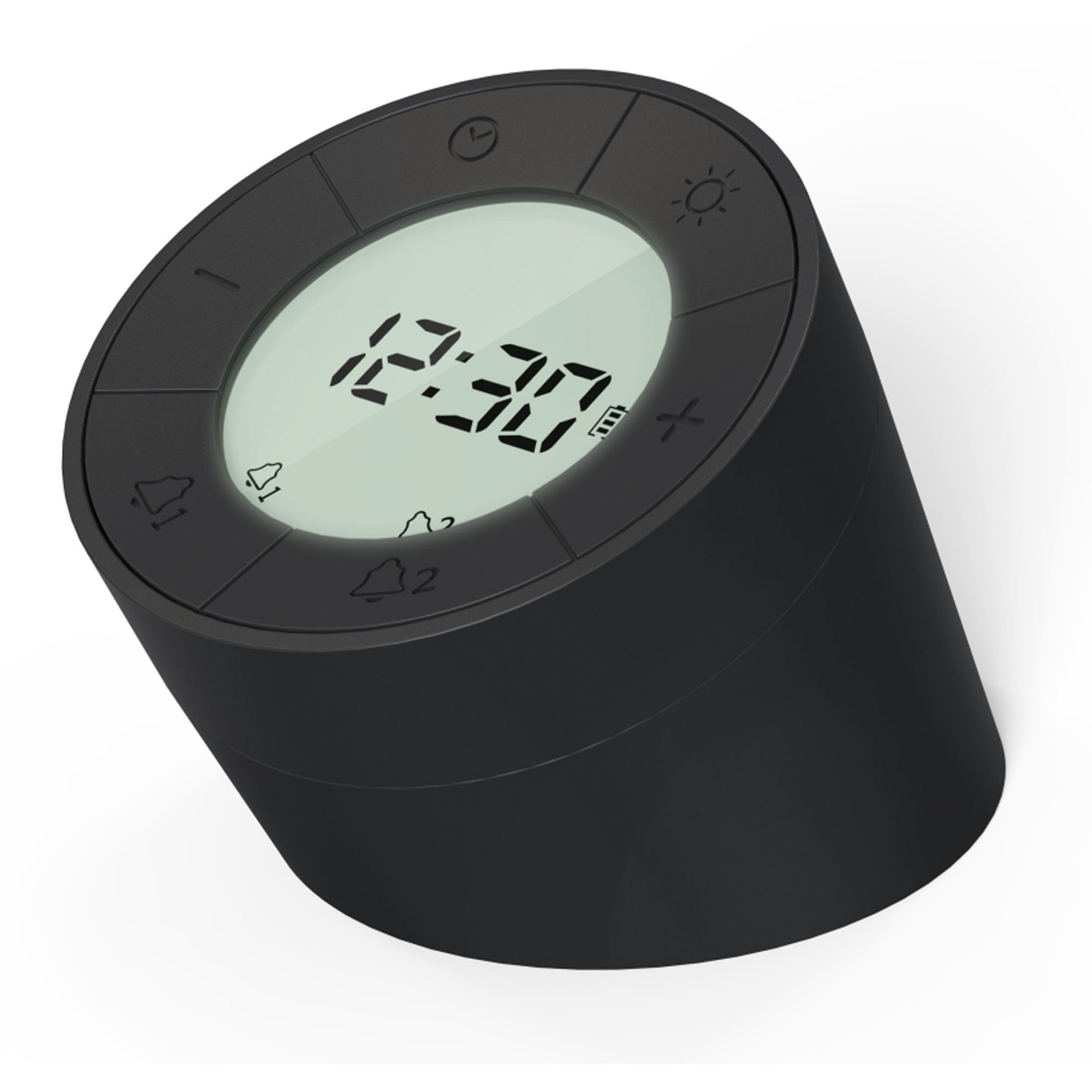 Miraval Quarzwecker Miraval Akku-Wecker mit Digitaler Reisewecker automatischem Alarme USB-C Wecker Nachtlicht
