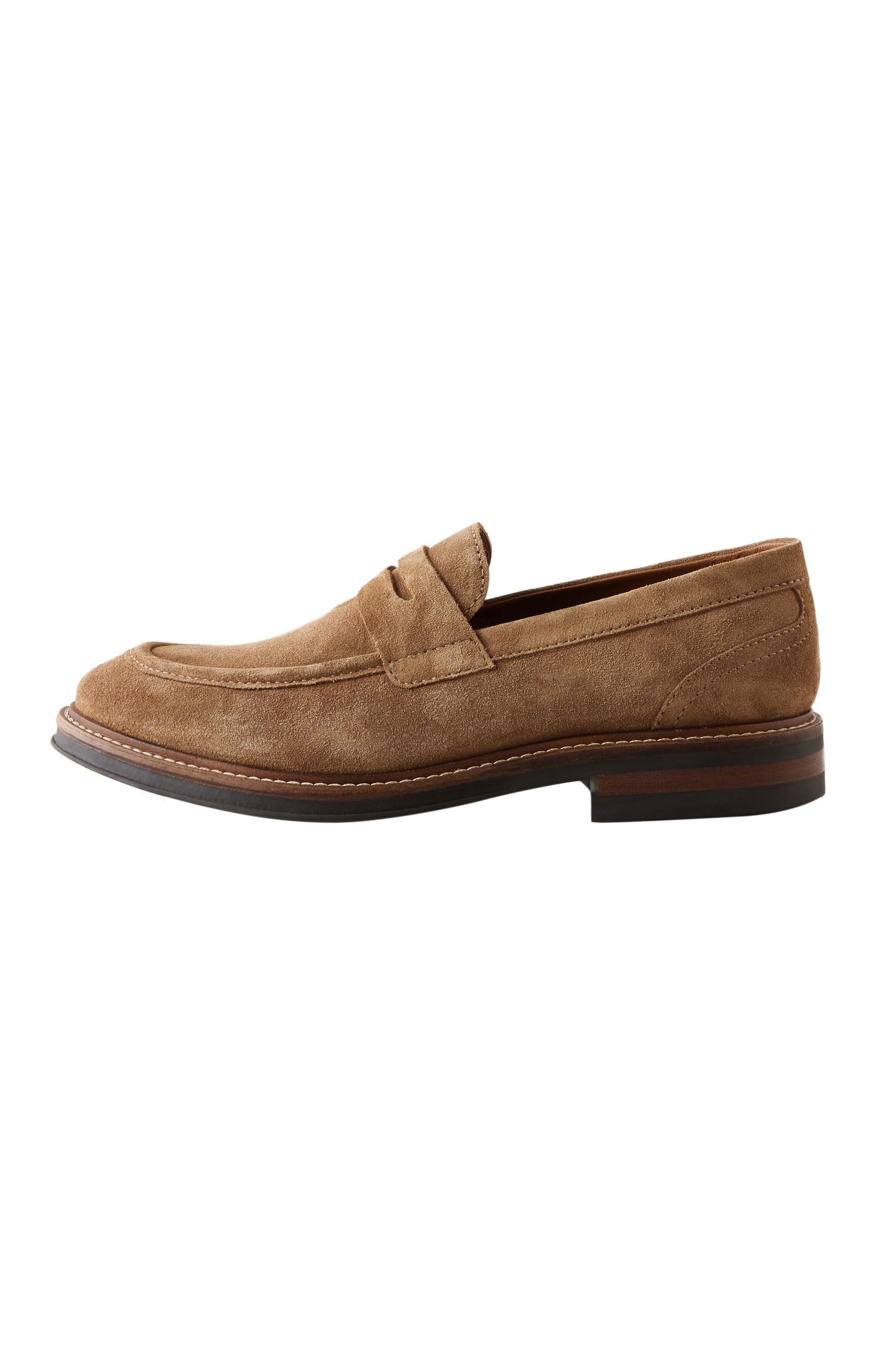 Next Veloursleder-Pennyloafer Loafer