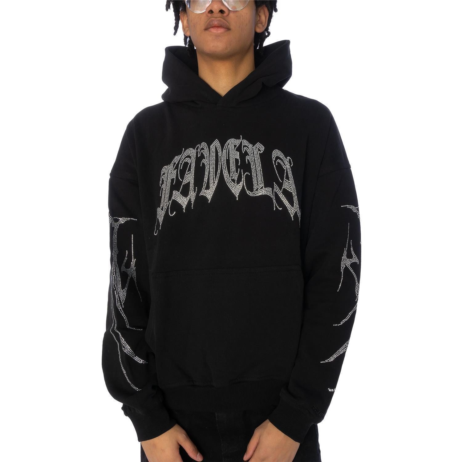 Favela Hoodie Hoodie Favela Ribcage Rhinestone