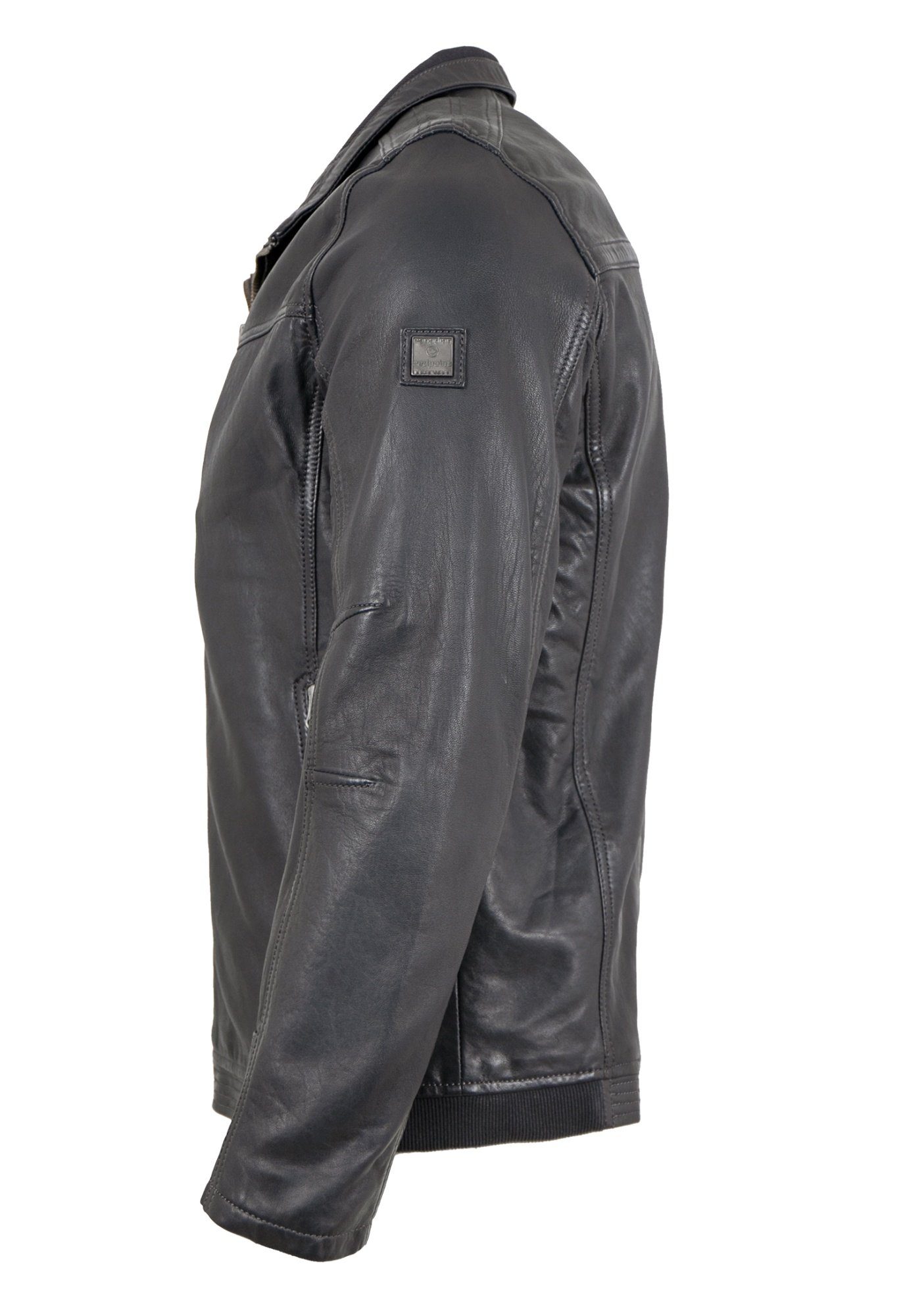 Redpoint Lederjacke Benjamin Redpoint - Herren Lederjacke Lammnappa anthra günstig online kaufen