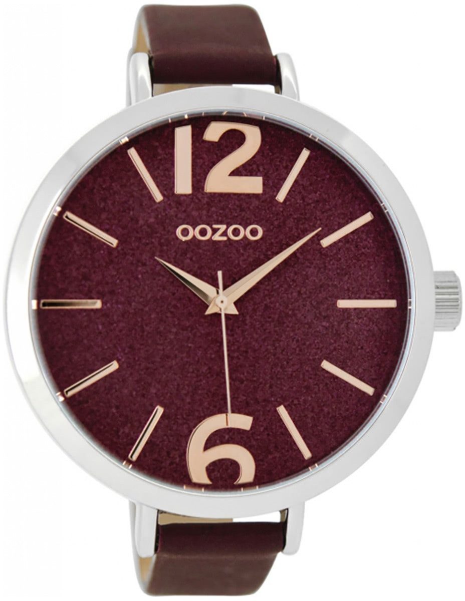 Quarzuhr Oozoo Armbanduhr Damen silber