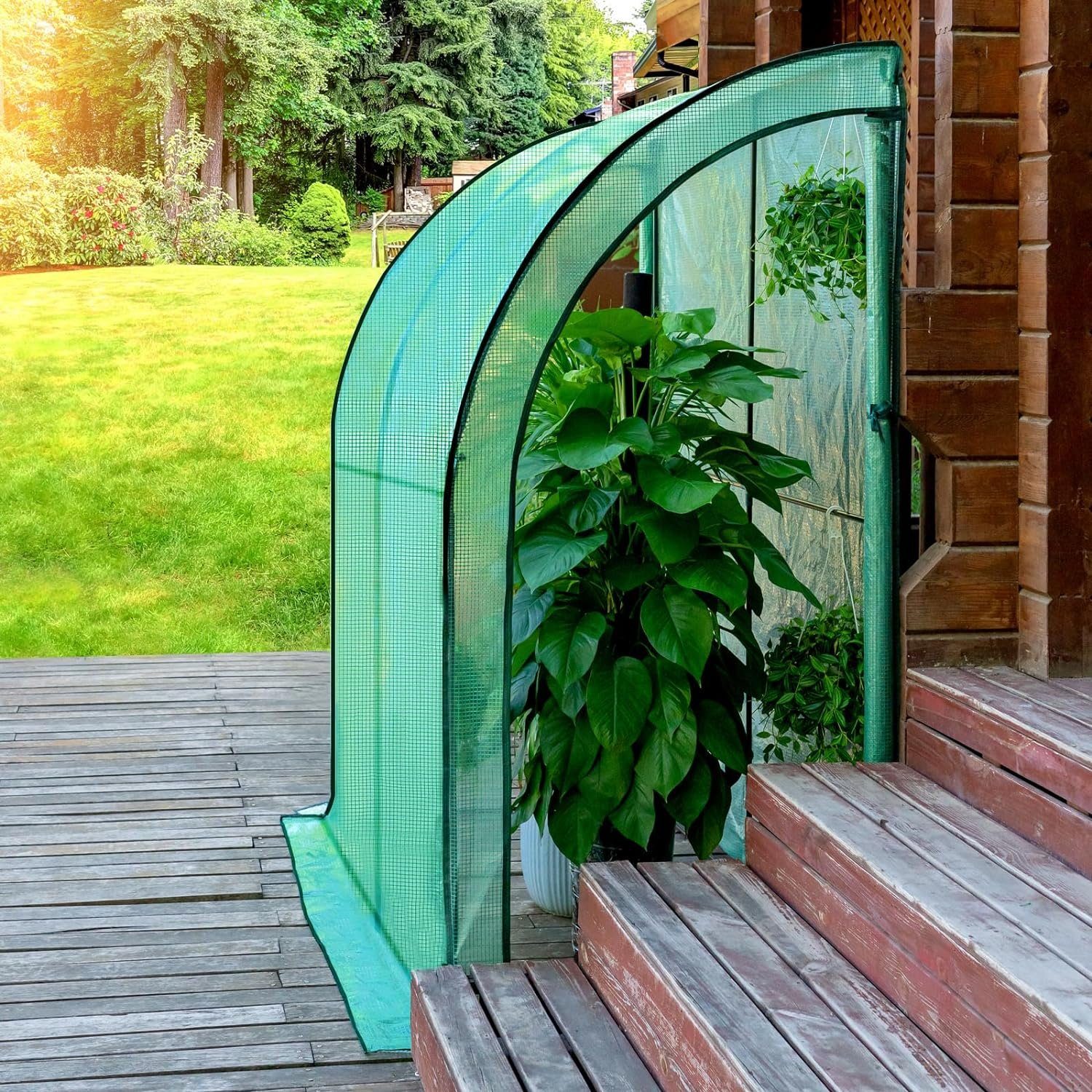 Woltu Gewächshaus, BxTxH: 200 x 100 günstig online kaufen