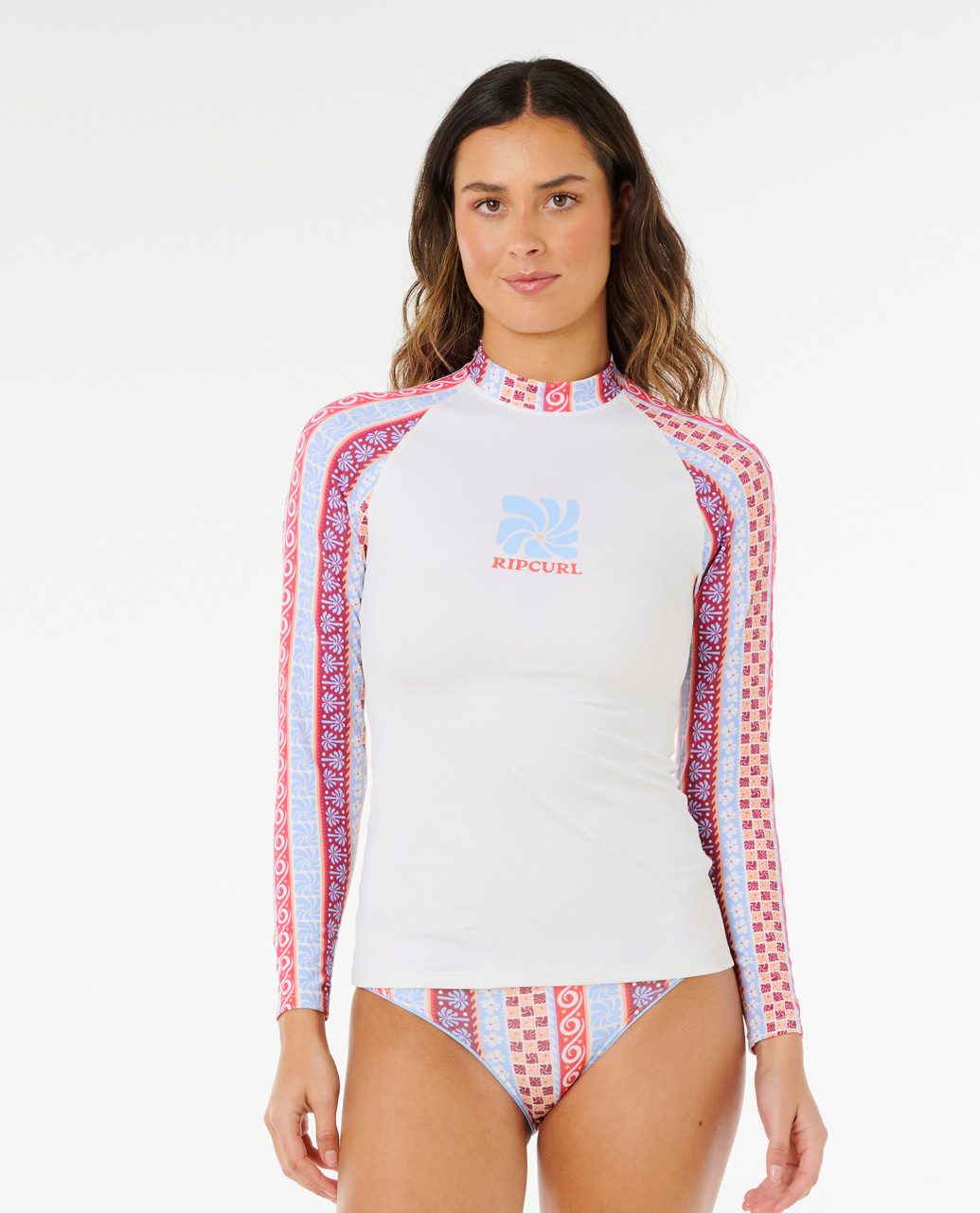 Rip Curl Badeanzug Rip Curl Coastal Instinct UPF Long Sleeve Rash Vest