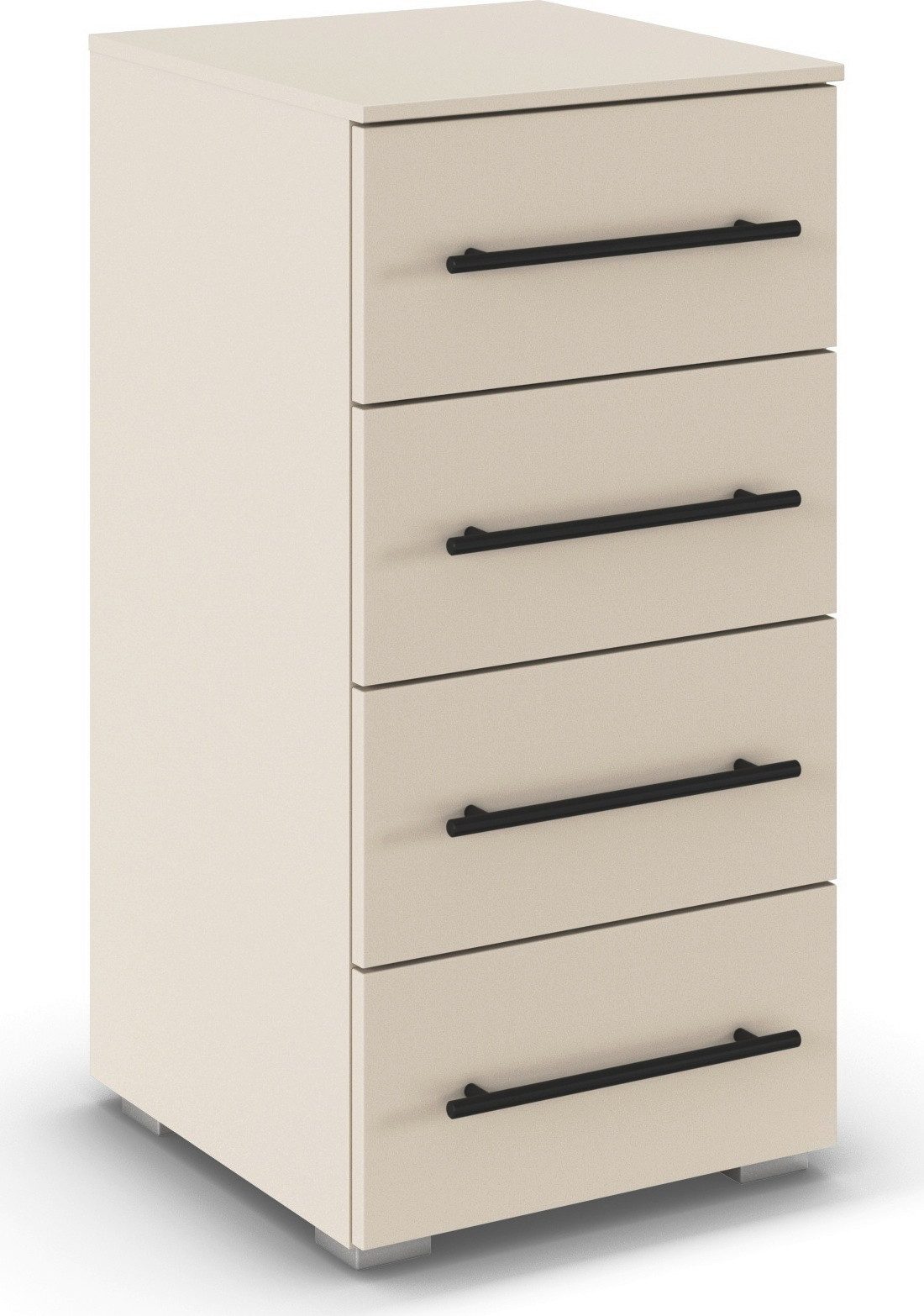 OTTO home Schubkastenkommode Kommode Sideboard Schubladenkommode Schlafzimmerkommode AVOLA (Breite 40 cm inkl. SOFT-CLOSE-FUNKTION mit Dekorfront), mit 4 geräumigen Schubladen für viel Stauraum MADE IN GERMANY
