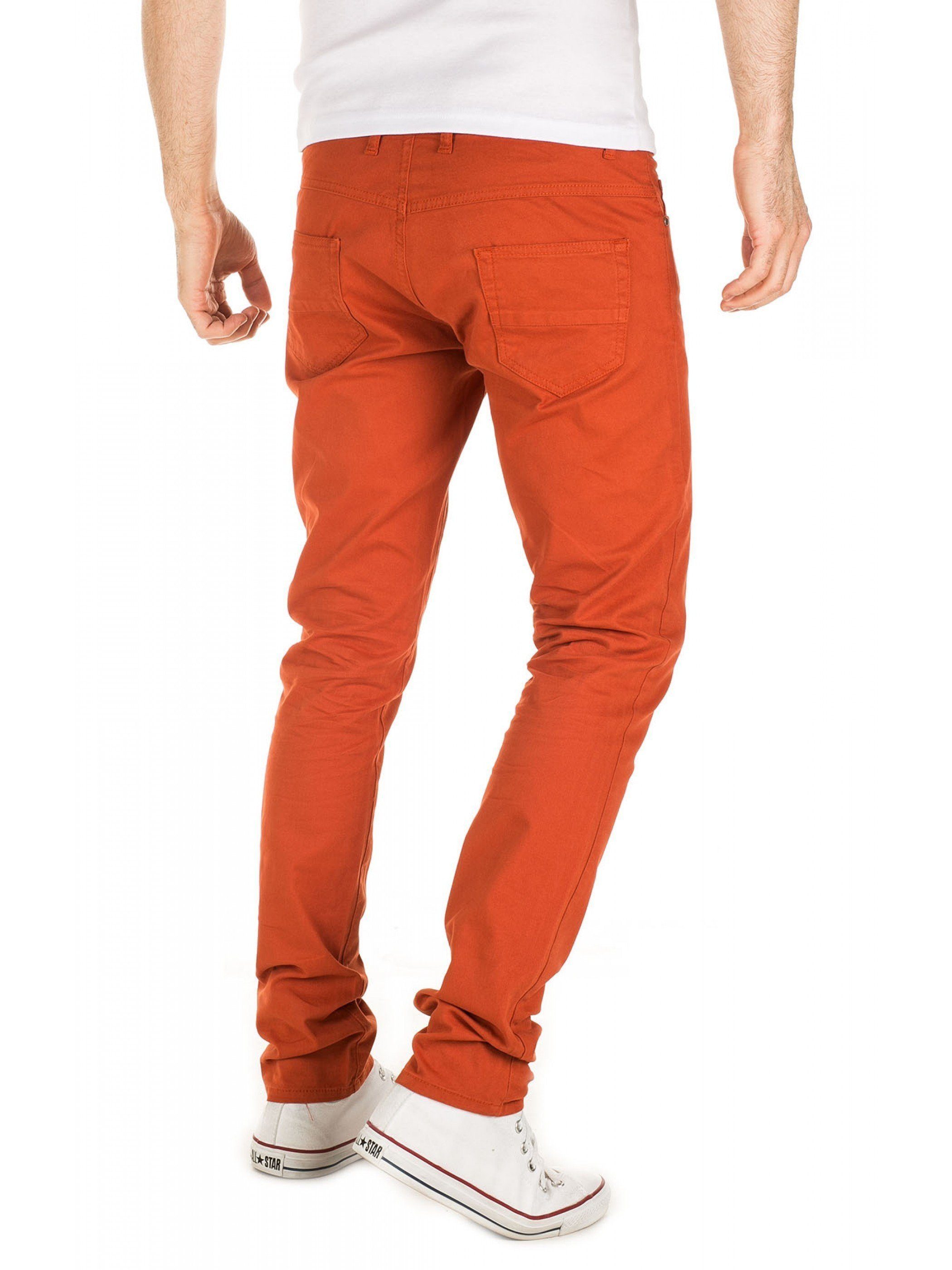 Yazubi Chinos Orange brick Simon Simon Pants (burnt Chino 181350)