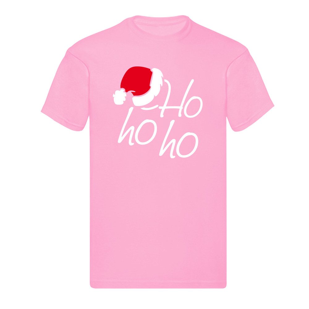T-Shirt Ho ho ho mit Santa´s Mütze