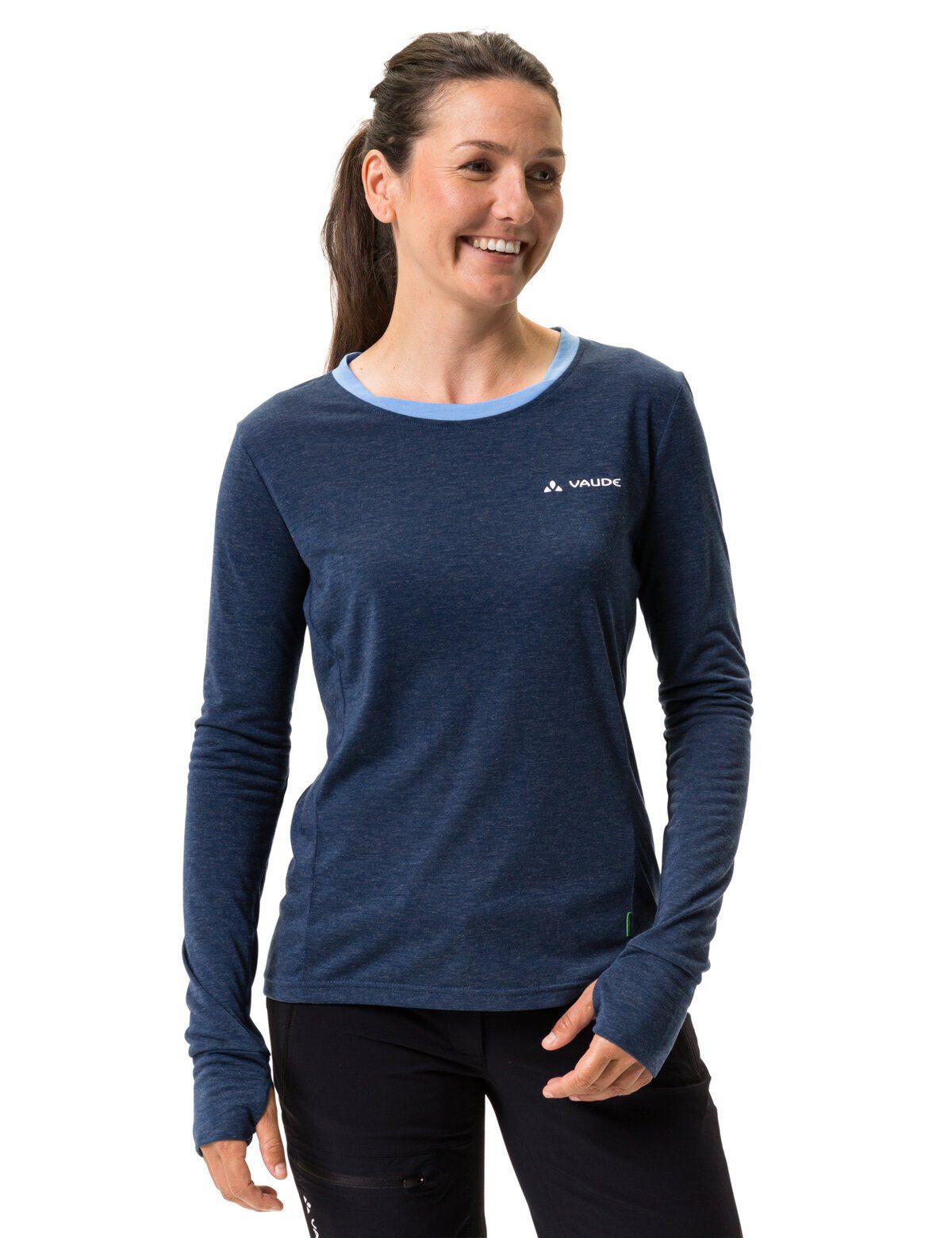 VAUDE T-Shirt Women's Sveit LS Shirt II (1-tlg) schnelltrocknendes und funktionelles Shirt