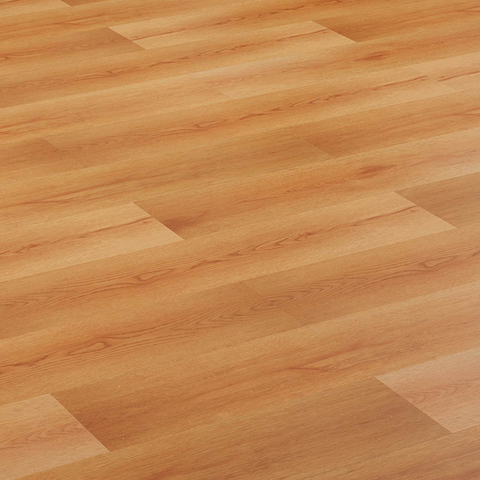 vidaXL Teppichboden Laminatboden 5 pcs Beige 101 x 20 x 0,8 cm Holzwerkstoff, Rechtwinklig, Höhe: 0.8 mm