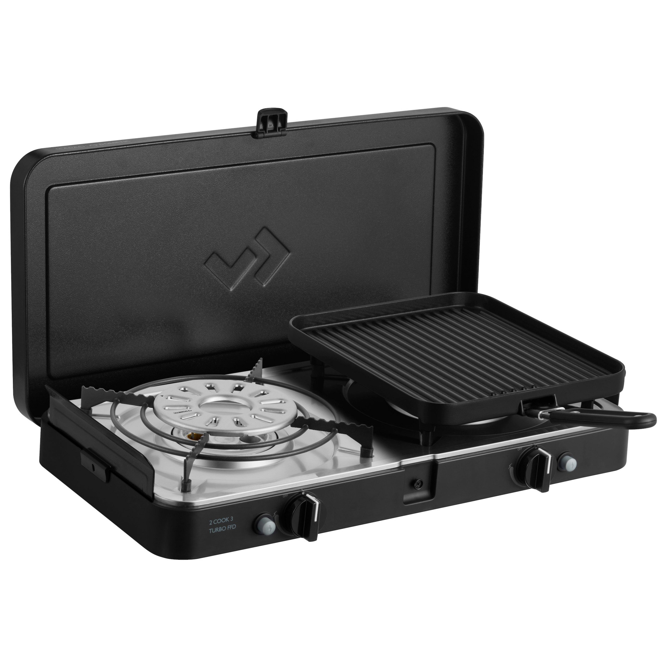 CADAC Camping-Gasgrill Cadac 2-Cook Turbo FFD Deluxe 30mbar BBQ Gasgrill Tischgrill