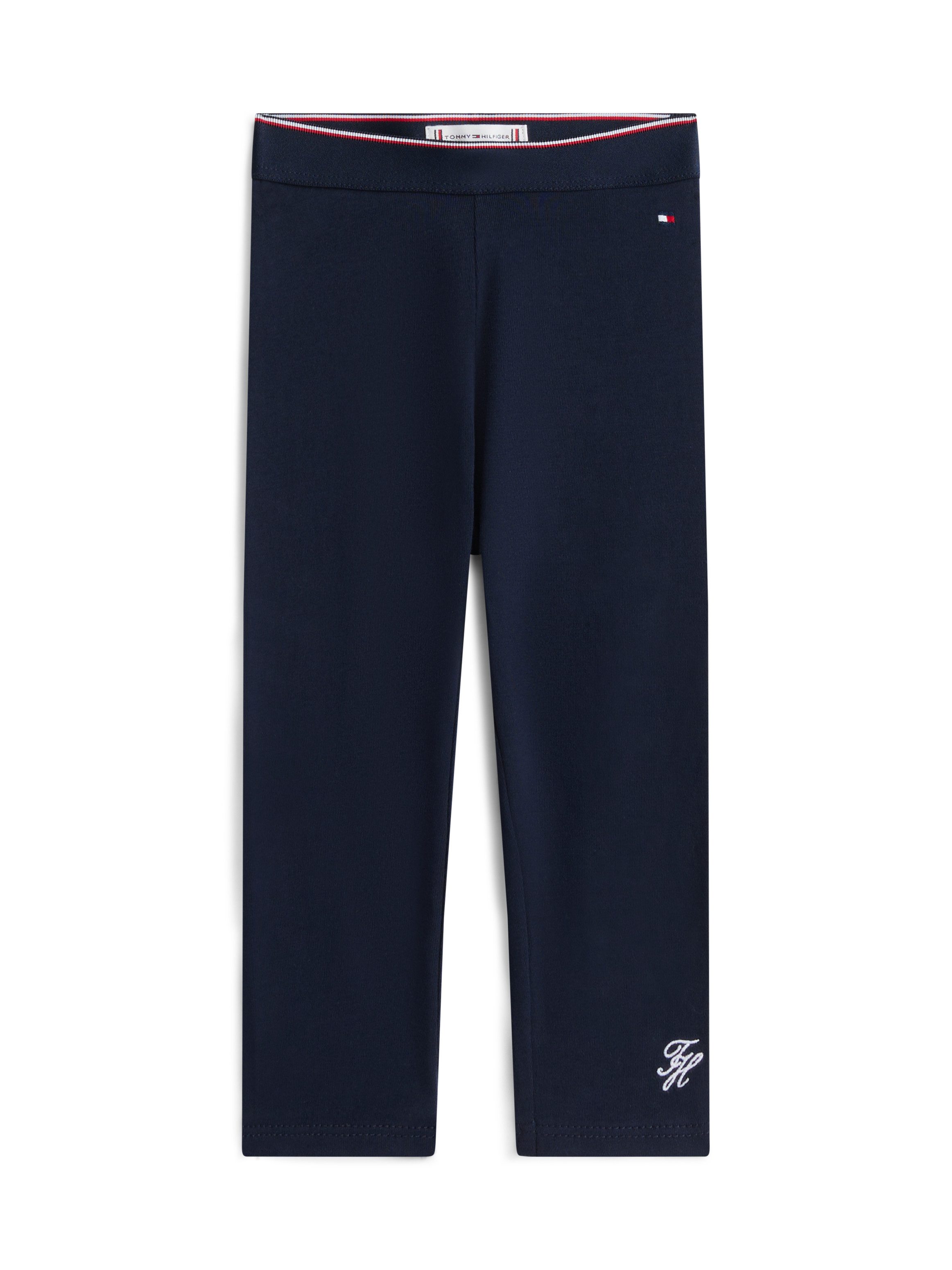 Tommy Hilfiger Leggings GLOBAL STRIPE WB LEGGINGS Regular fit mit elastischem Bund für Babys