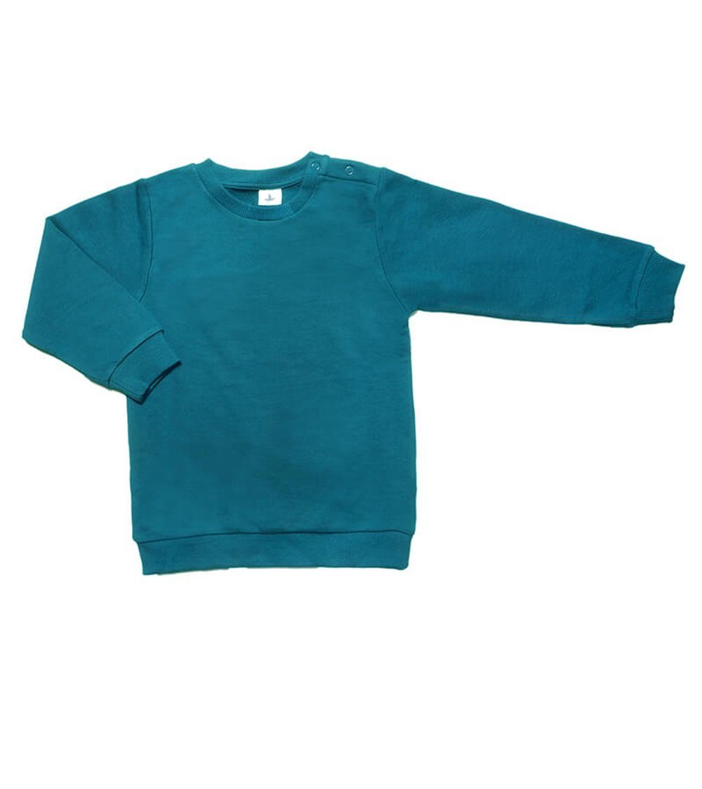 Felpa In Cotone Biologico Per Bambini E Ragazzi – Leela Cotton Sweatshirt Unisex (Blu Donaublau)