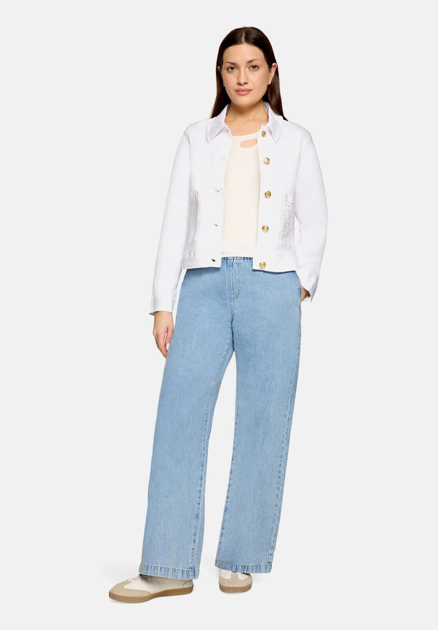 Cartoon Jackenblazer Damen mit Lochmuster