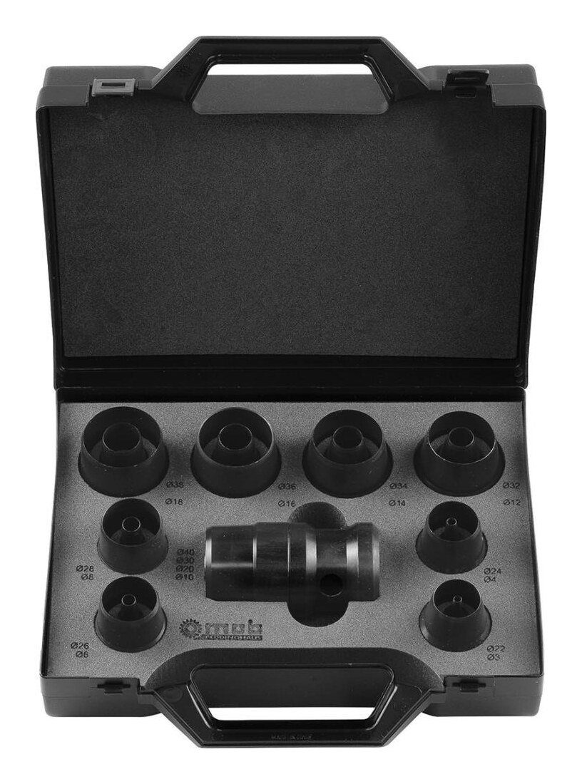 Peddinghaus Montagewerkzeug, (21-tlg), Locheisen-Satz 3 - 40 mm gerade