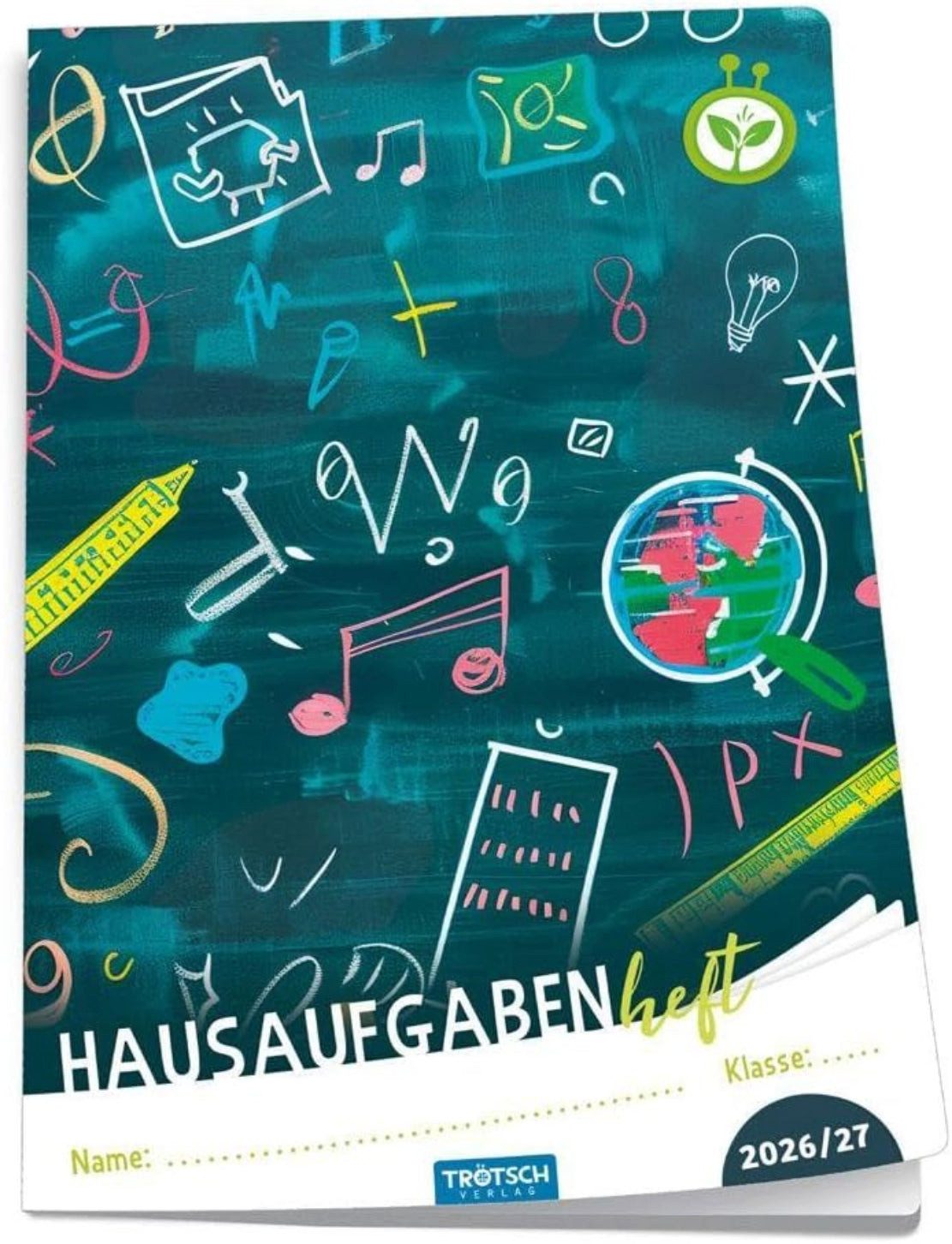 Trötsch Verlag Schulheft TRÖTSCH Hausaufgabenheft Grundschule Tafel 2026/2027