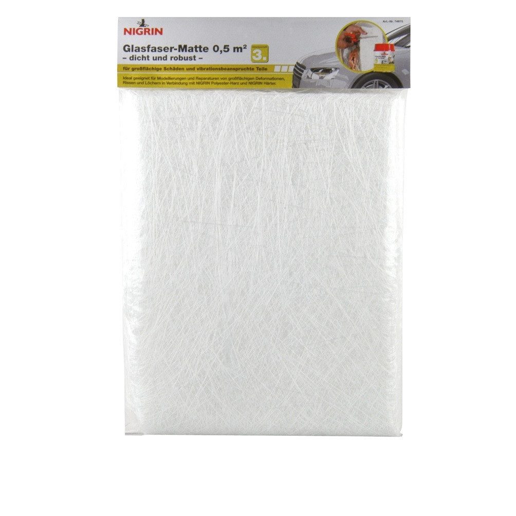 NIGRIN Breitspachtel Nigrin Glasfasermatte 0,5m² dicht und robust 74975