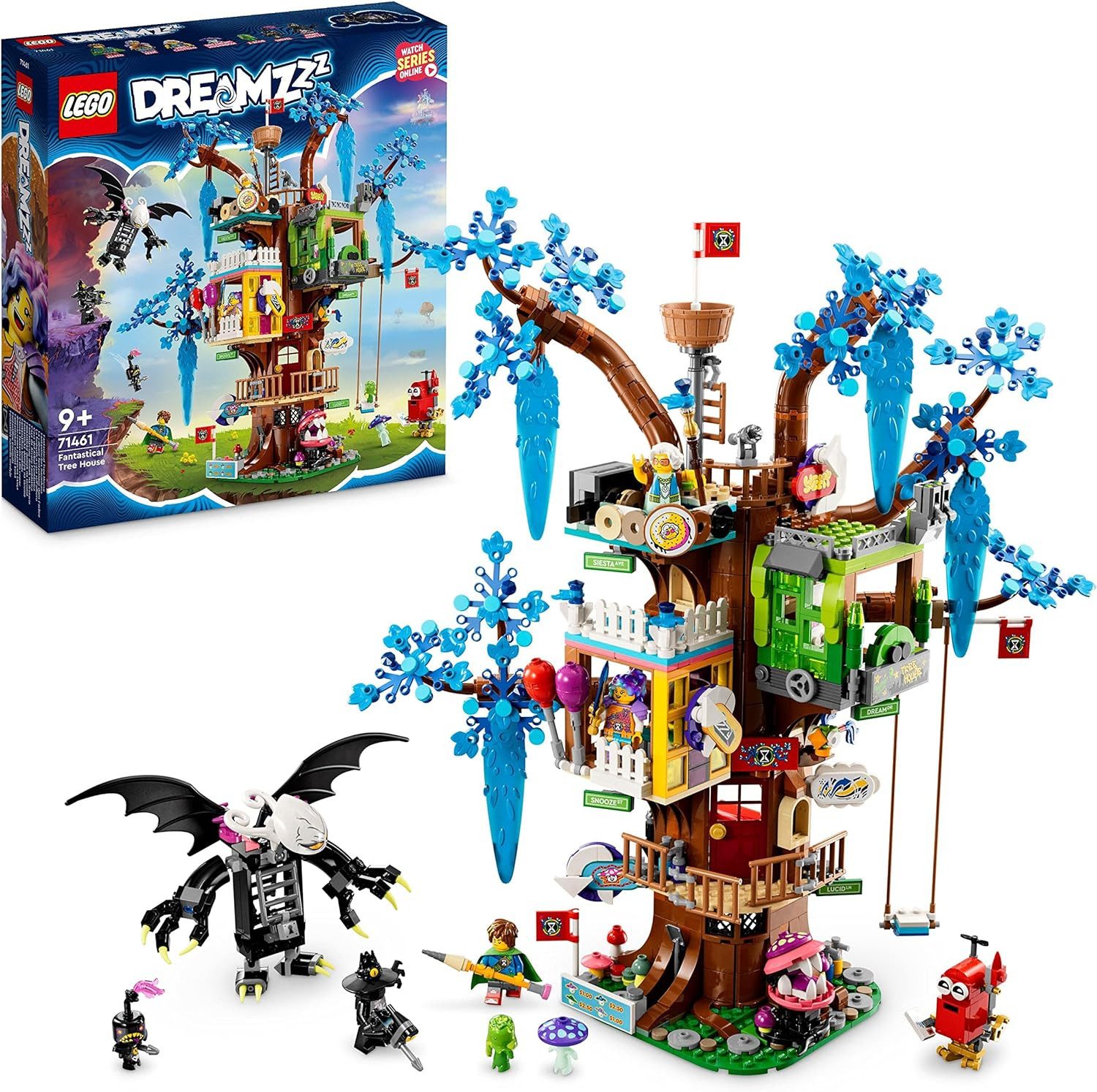 LEGO® DREAMZzz - Fantastisches Baumhaus (71461) Konstruktions-Spielset, (1257 St)
