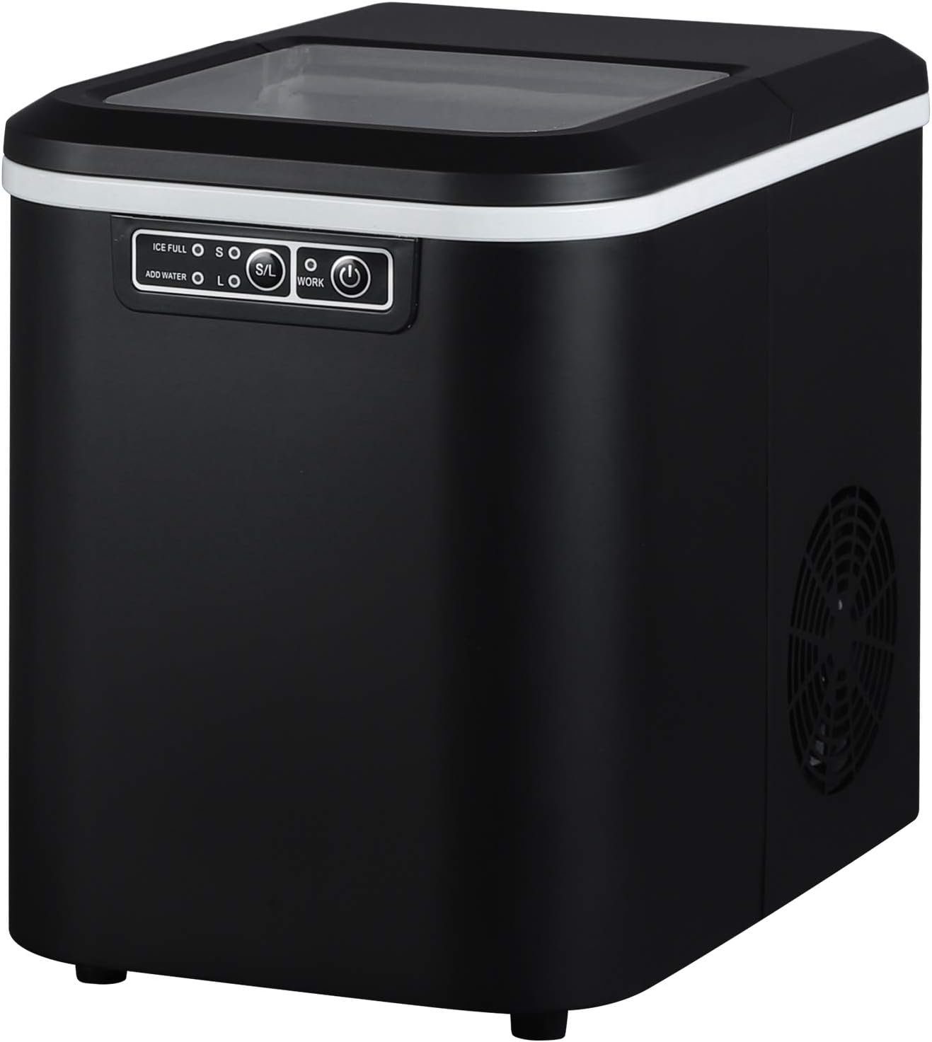 Woltu Eiswürfelmaschine, 2,2 Liter Wassertank, Selbstreinigungsfunktion