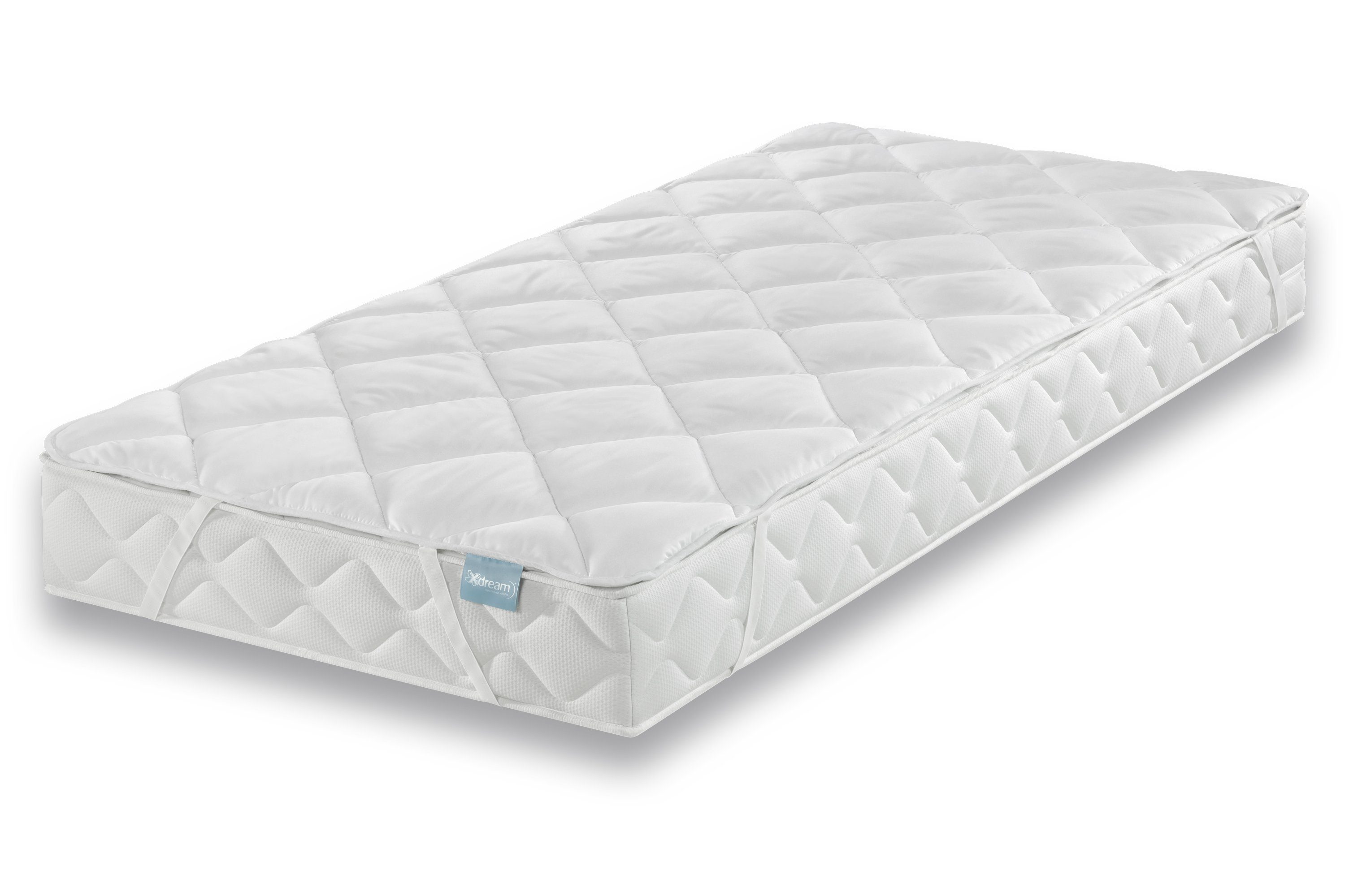 hygienischen sorgt Matratzenschoner für und Matratzenauflage Schlafkomfort einen angenehmen mit Eckgummis praktischen Pure XDREAM,