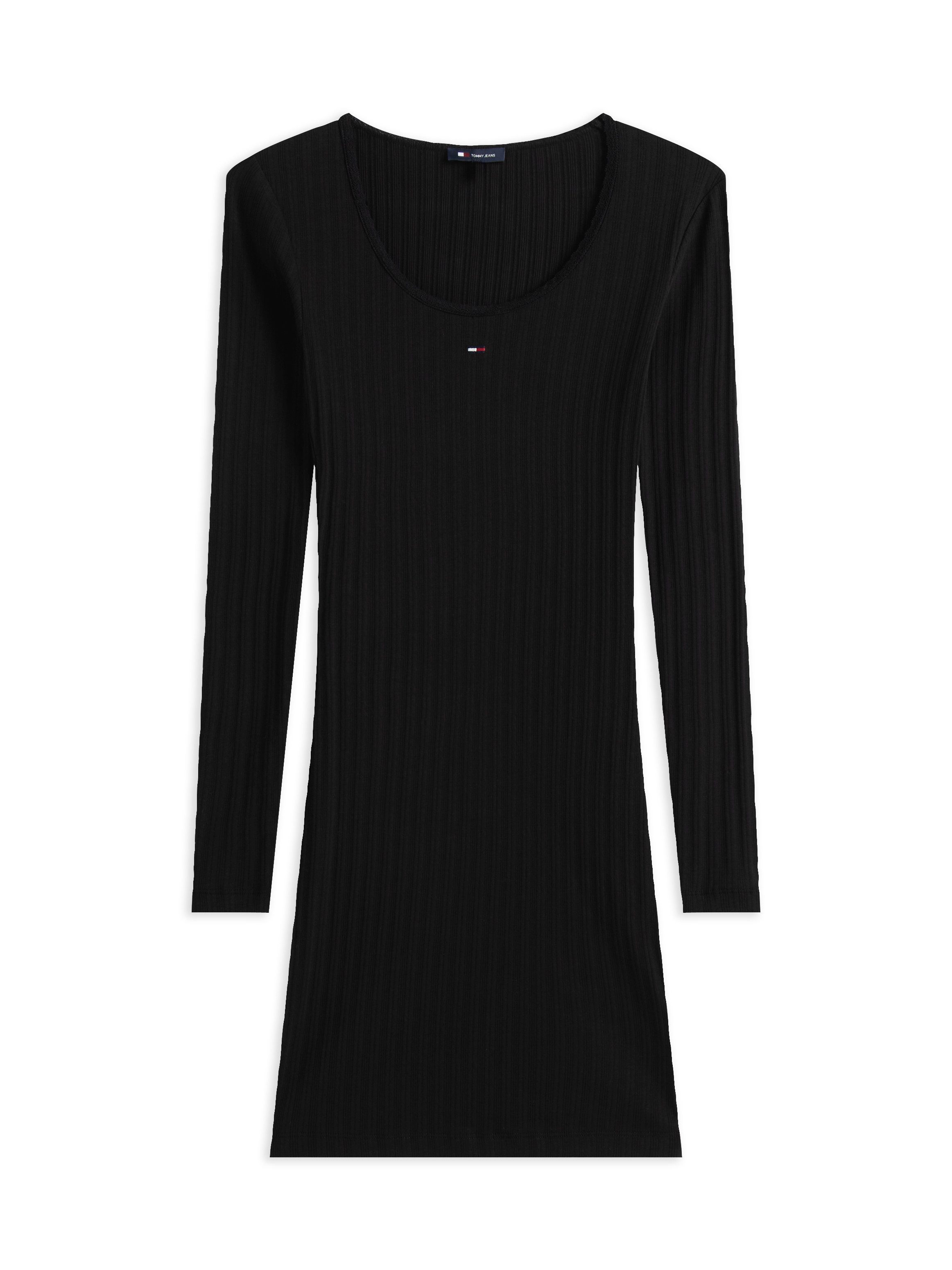 Tommy Jeans Jerseykleid TJW IRREGULAR RIB MINI DRESS in gerippter Struktur – Bild 5 von 5